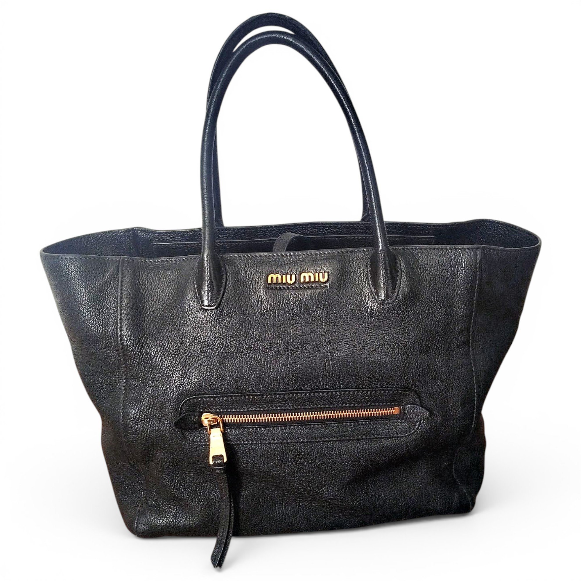 Vitello leather tote