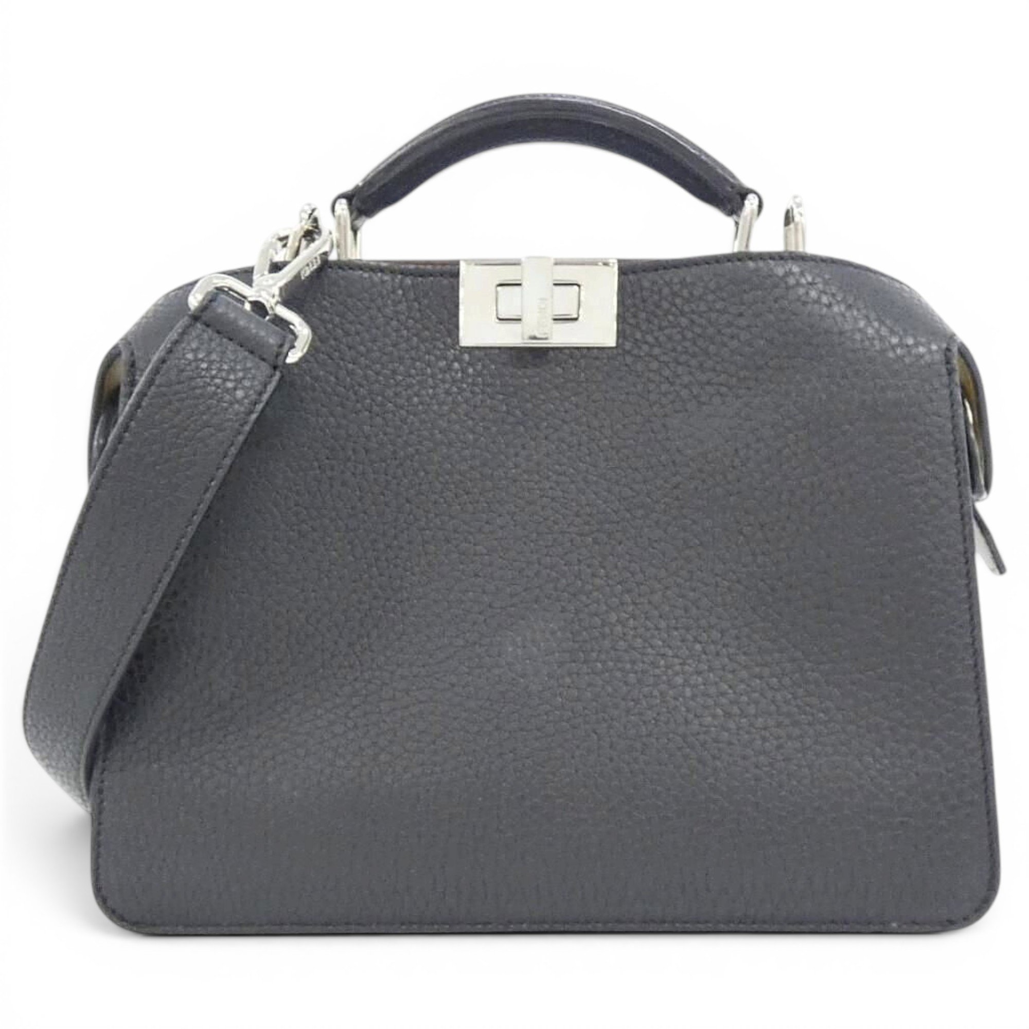 Peekaboo leather handbag