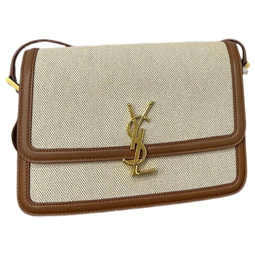 Solférino leather handbag