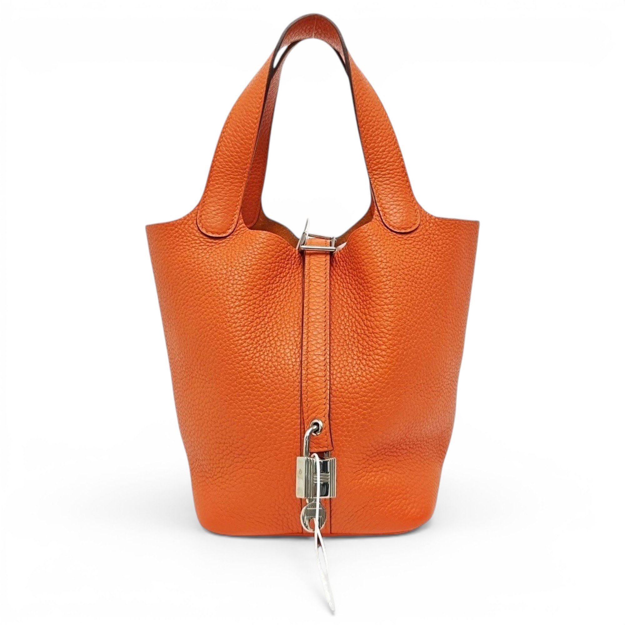 Picotin leather handbag