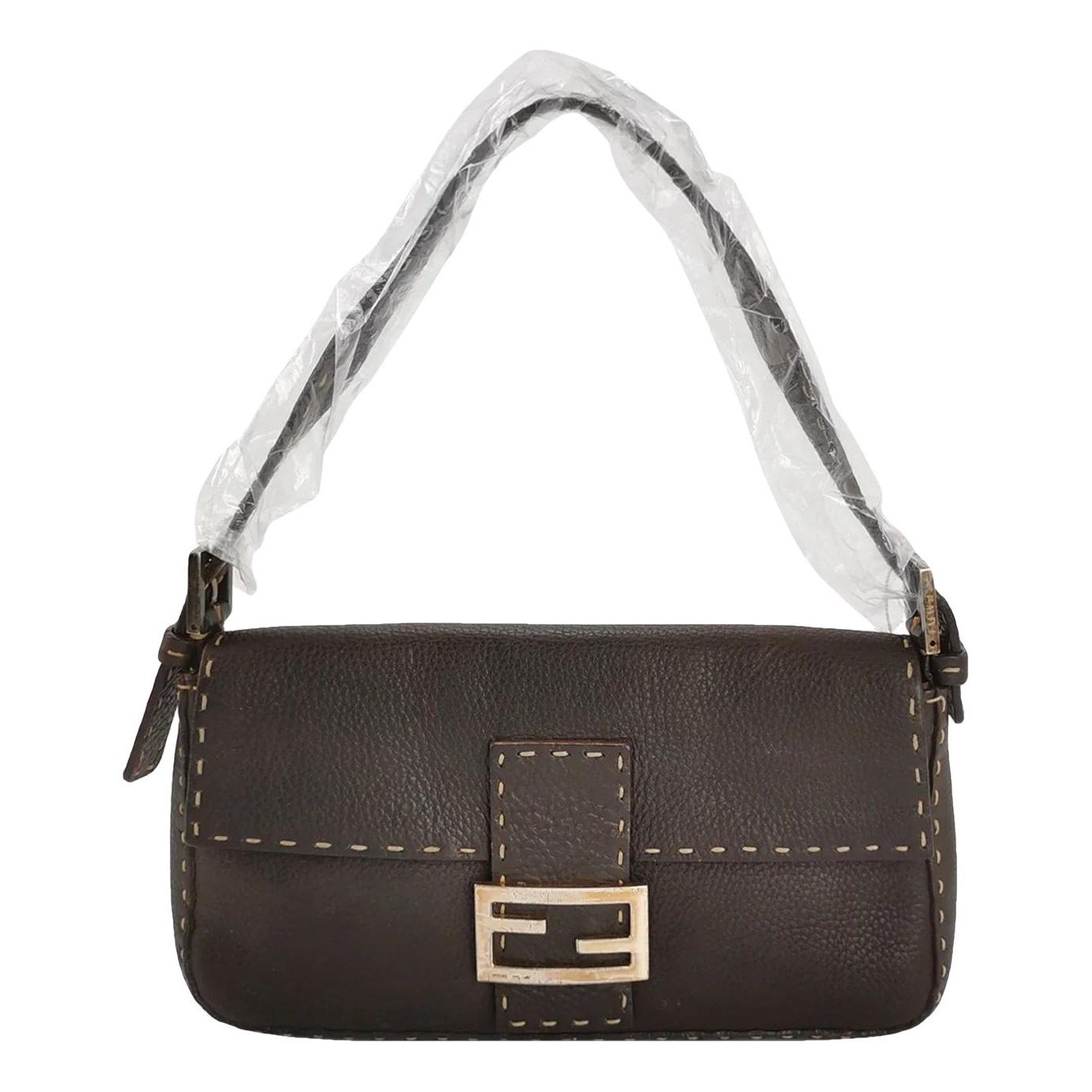 Baguette leather bag