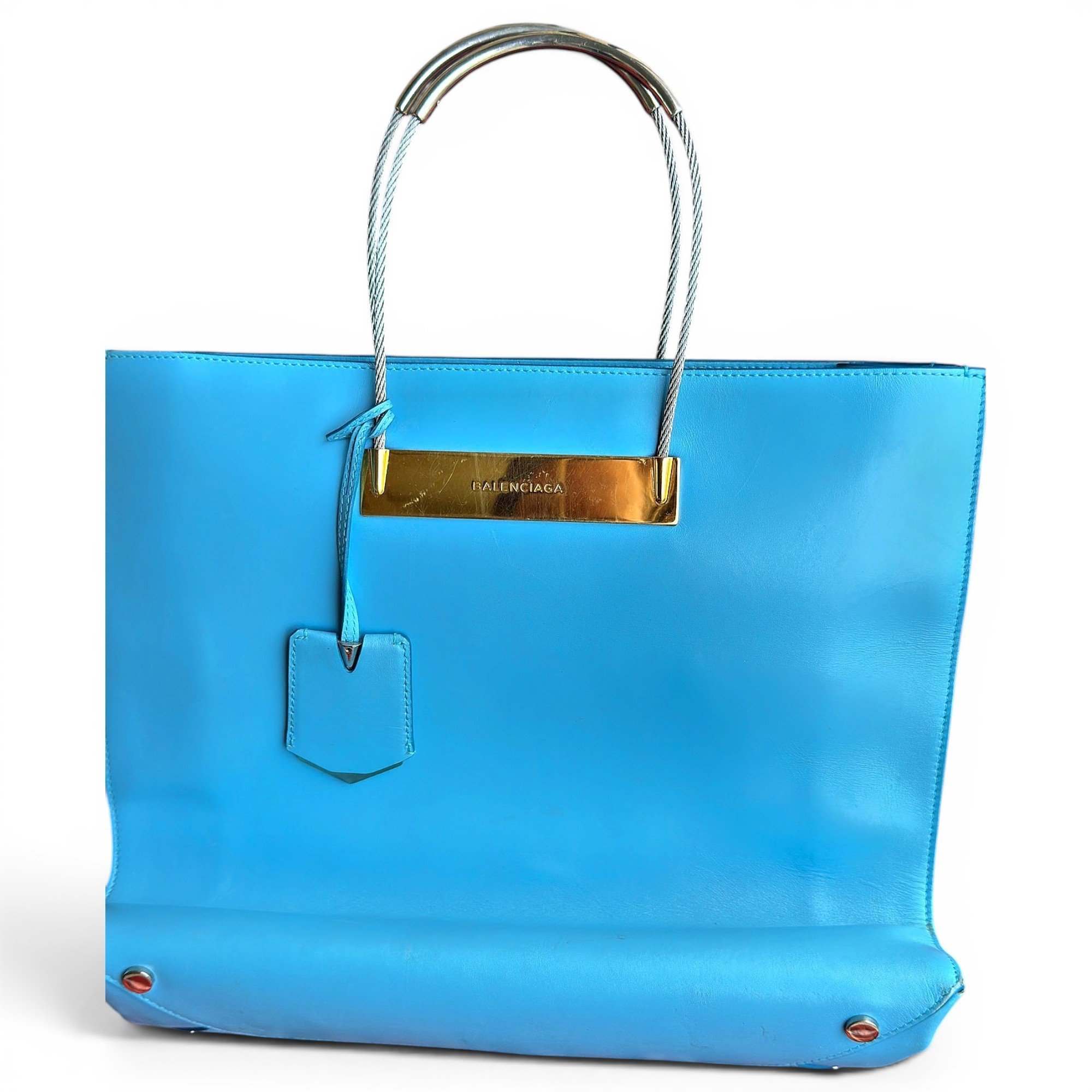 Balenciaga Hardware leather tote