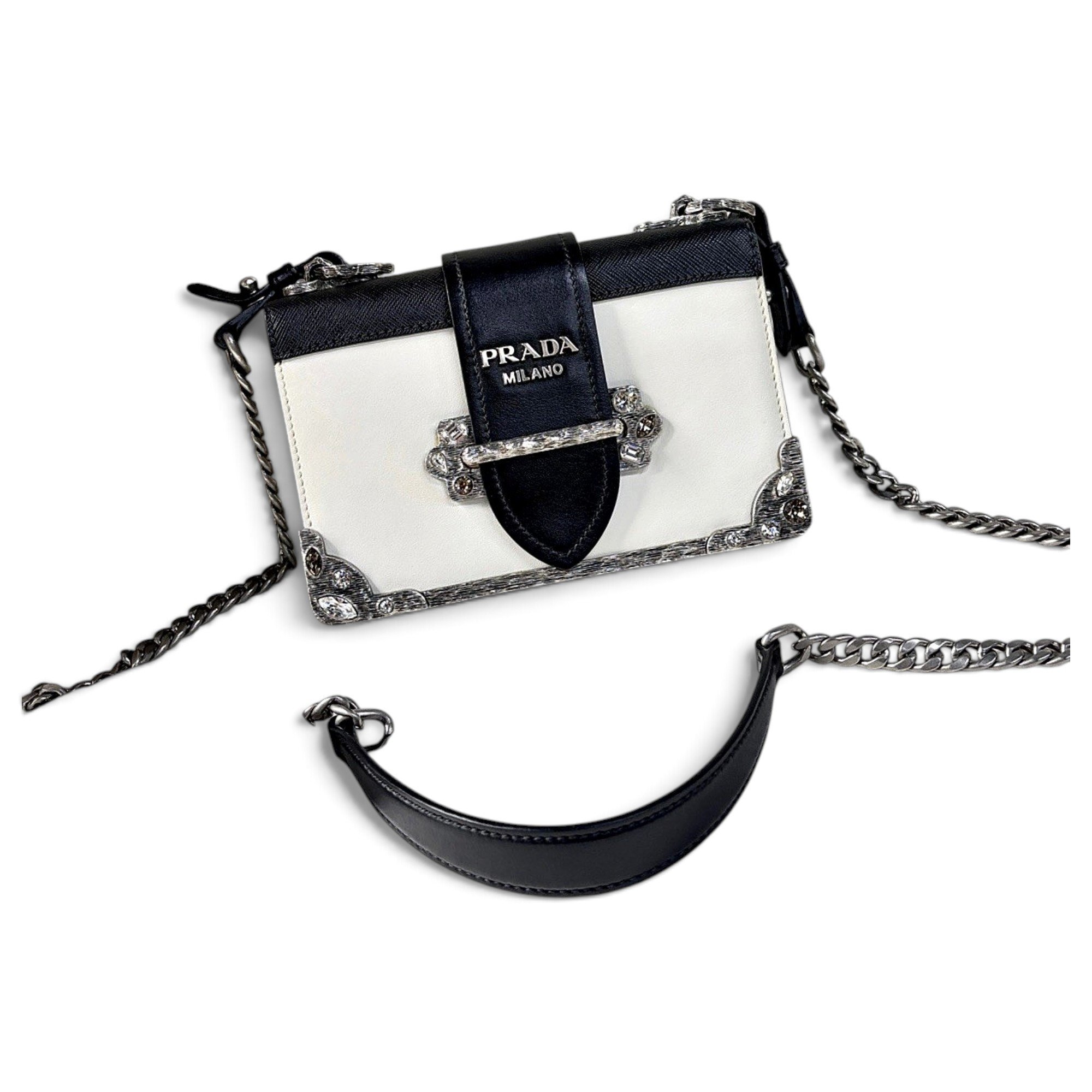 Cahier leather handbag