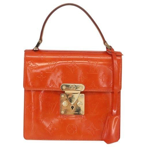 Spring street patent leather handbag