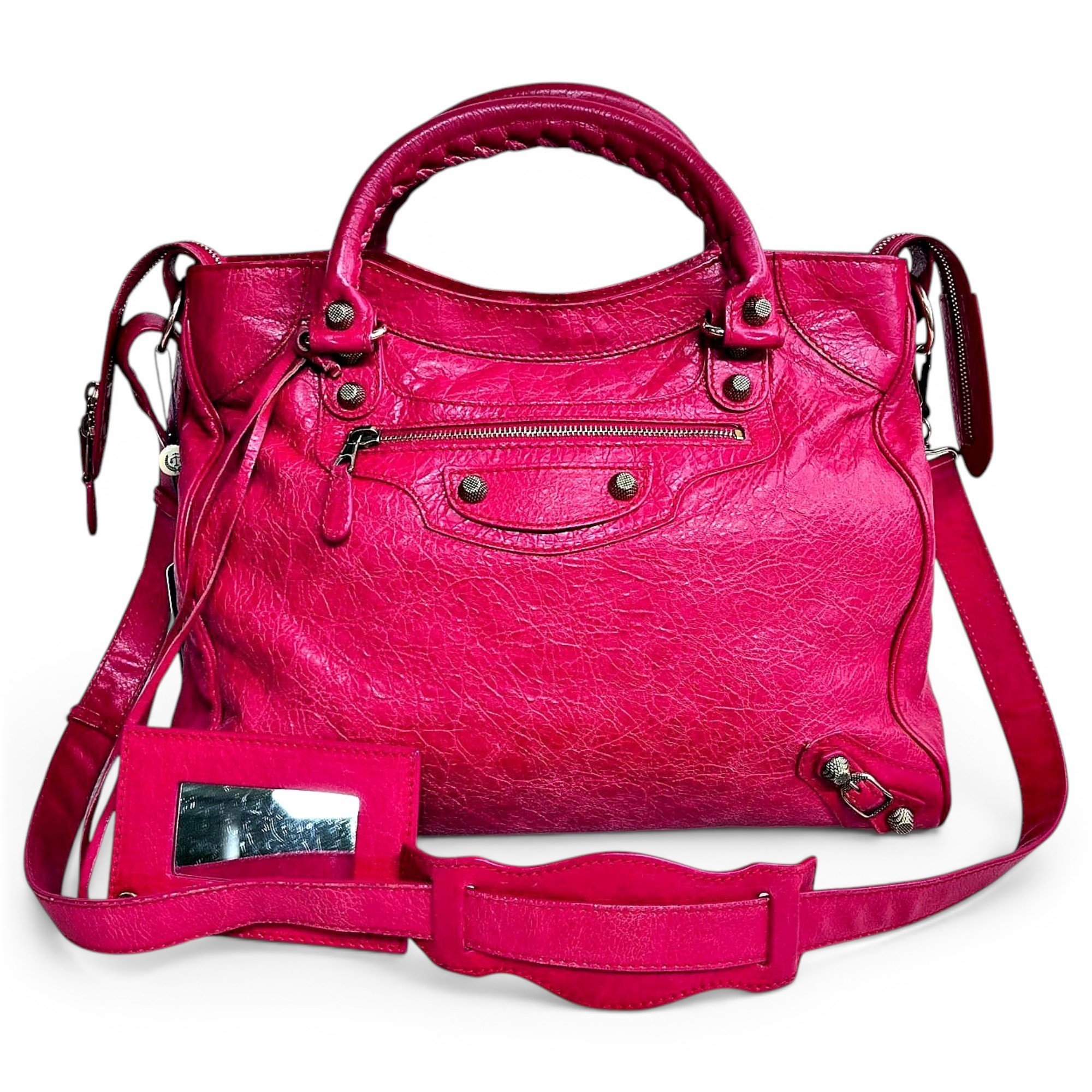 Leather handbag