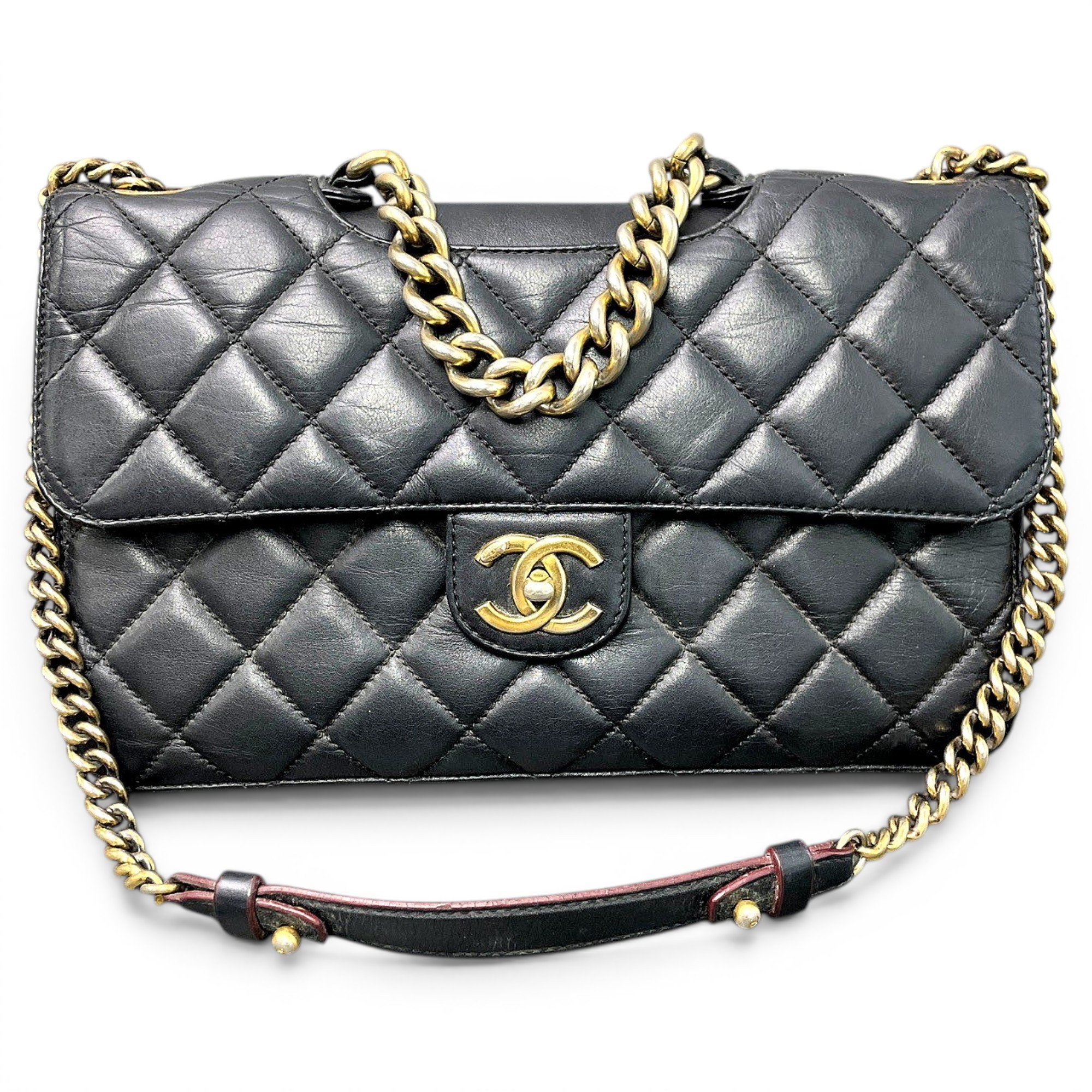 Leather handbag