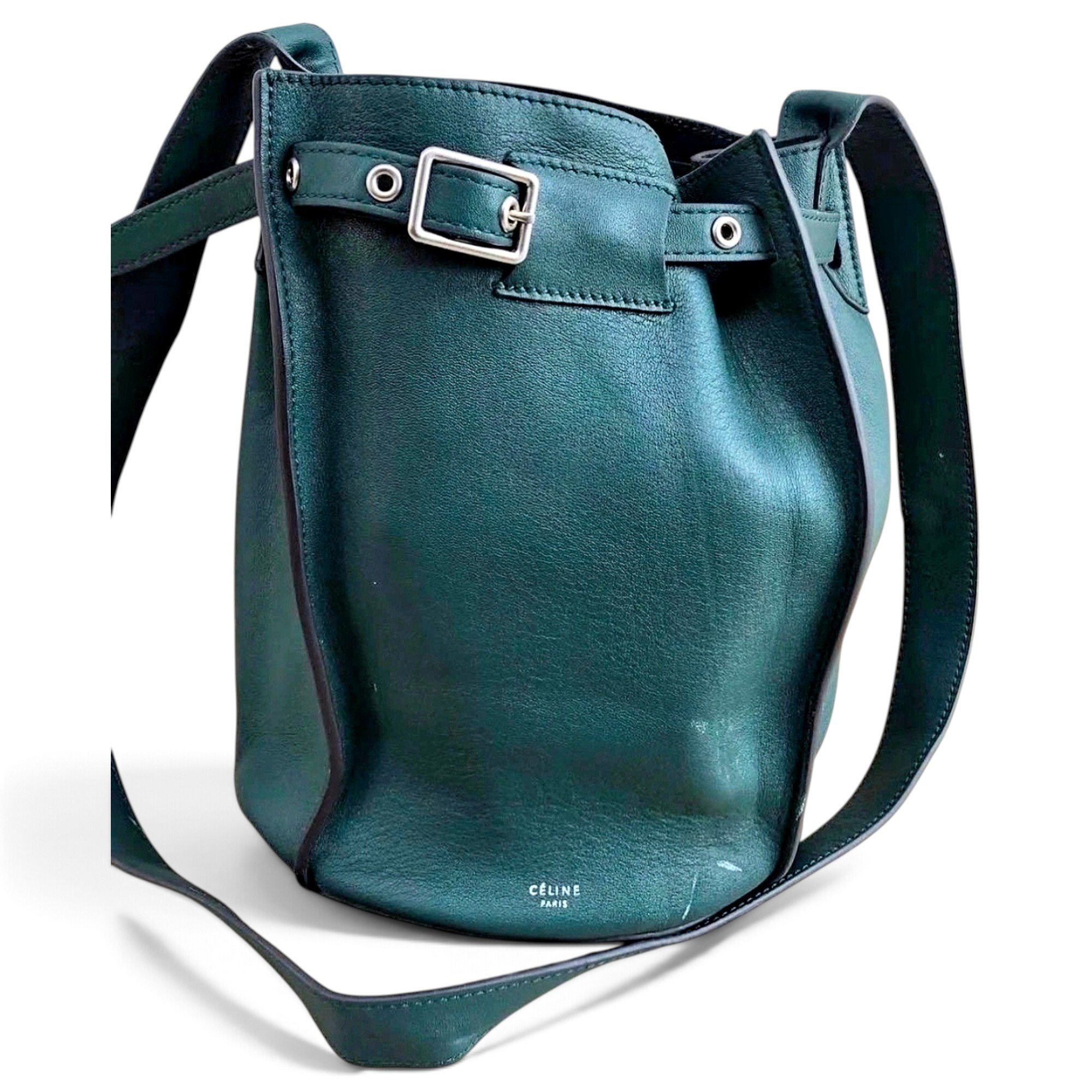 Seau Sangle leather handbag