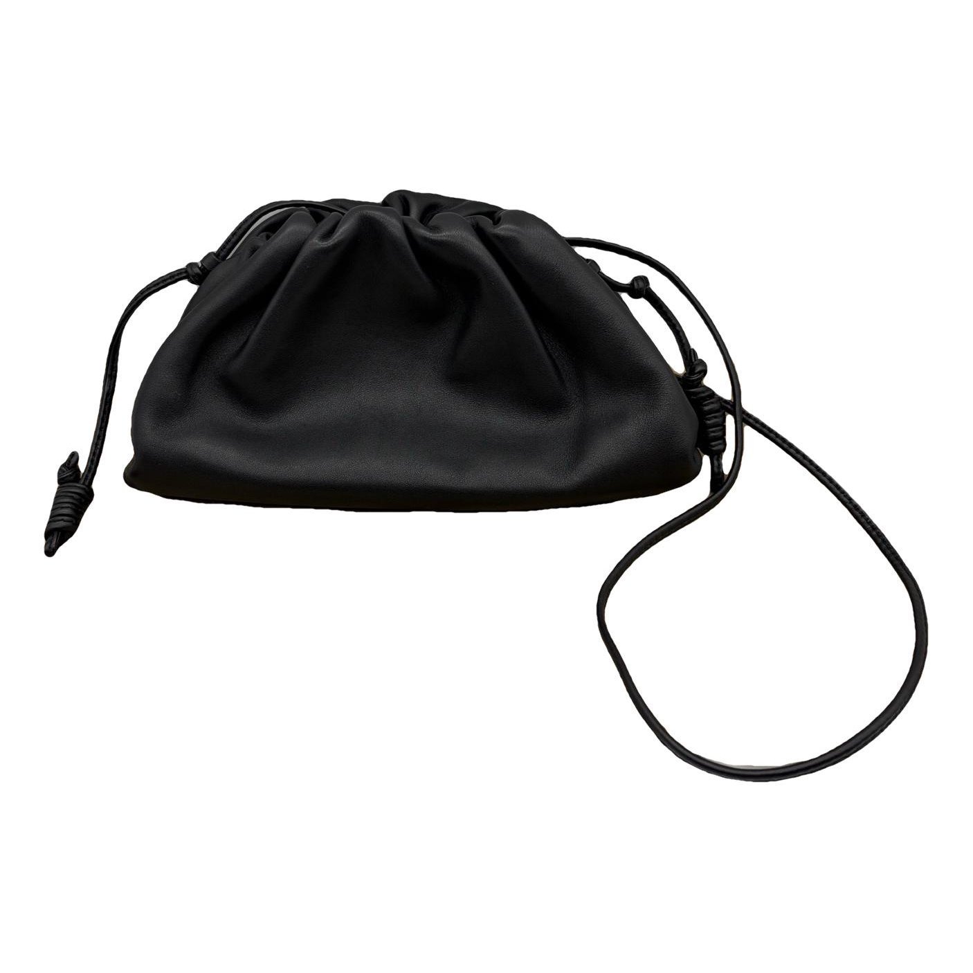 Pouch leather handbag
