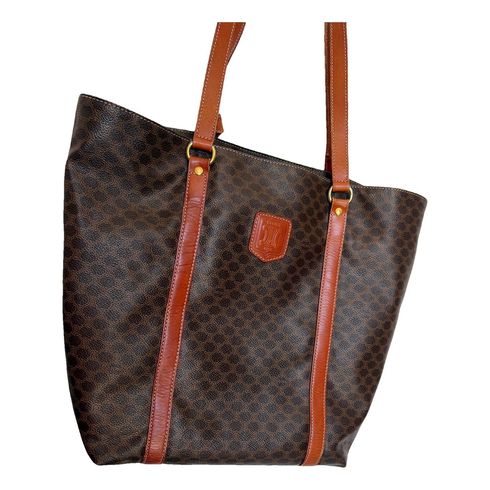 Leather tote