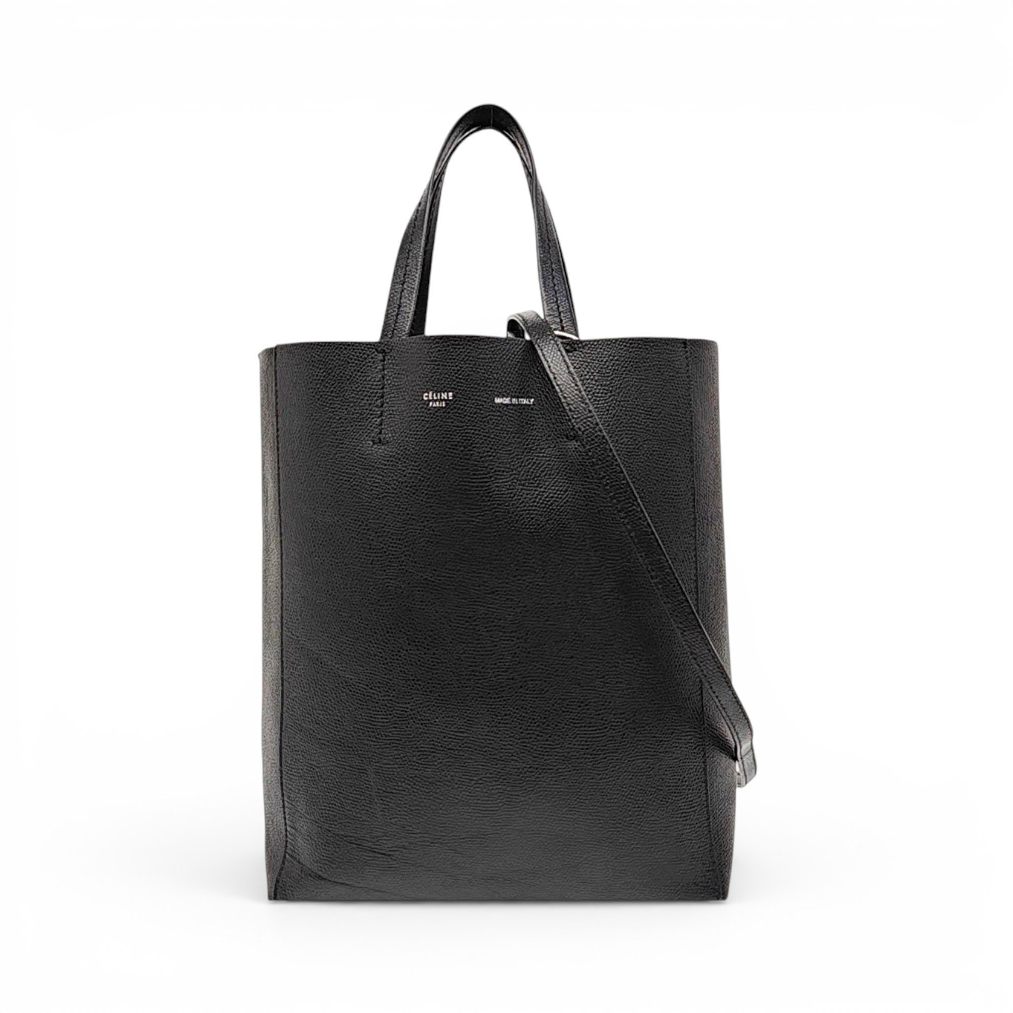 Cabas leather handbag