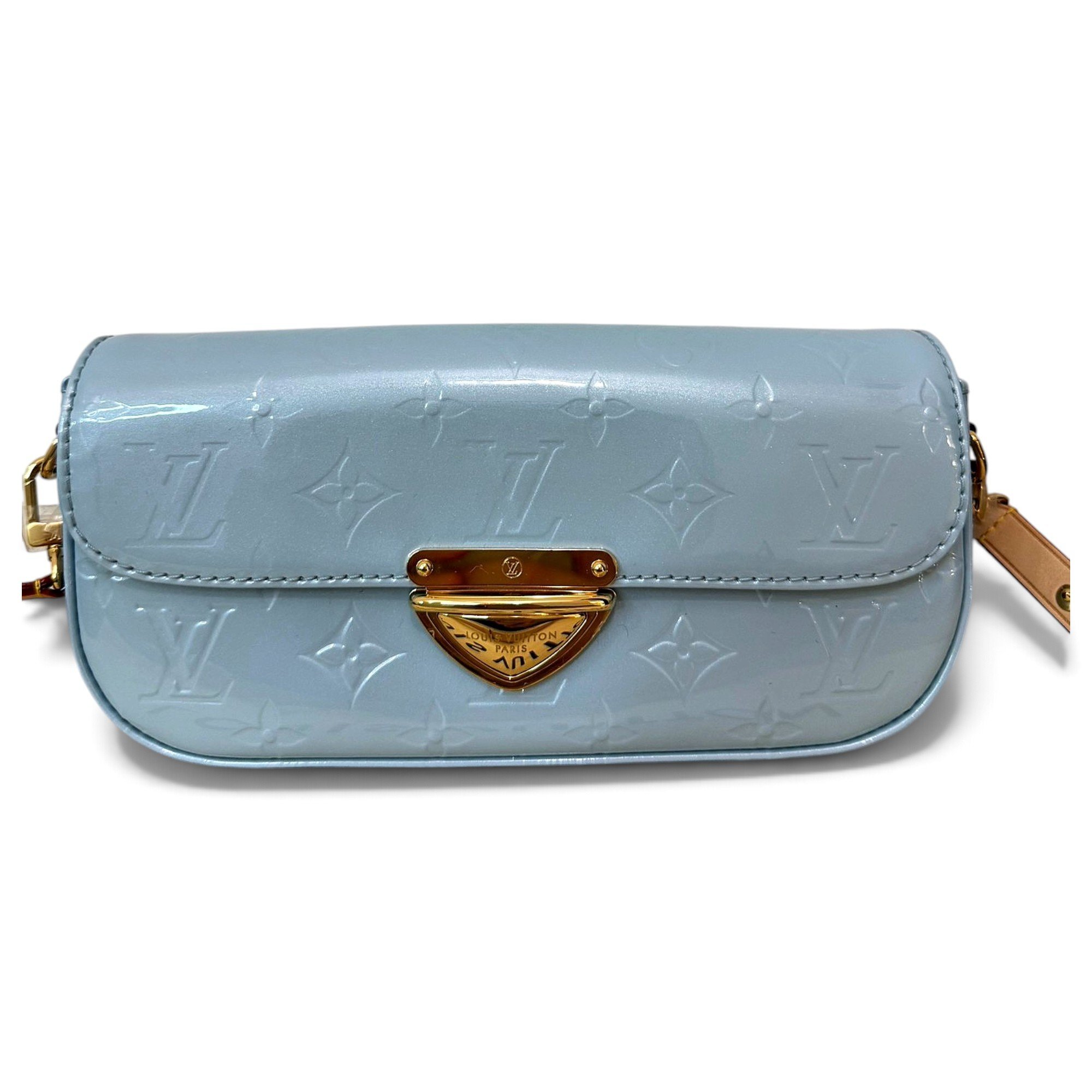 Patent leather handbag