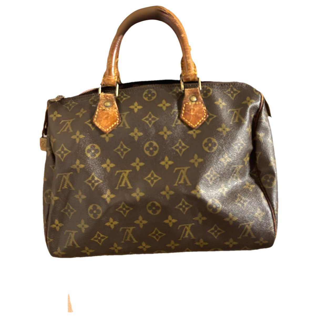 Speedy leather bowling bag