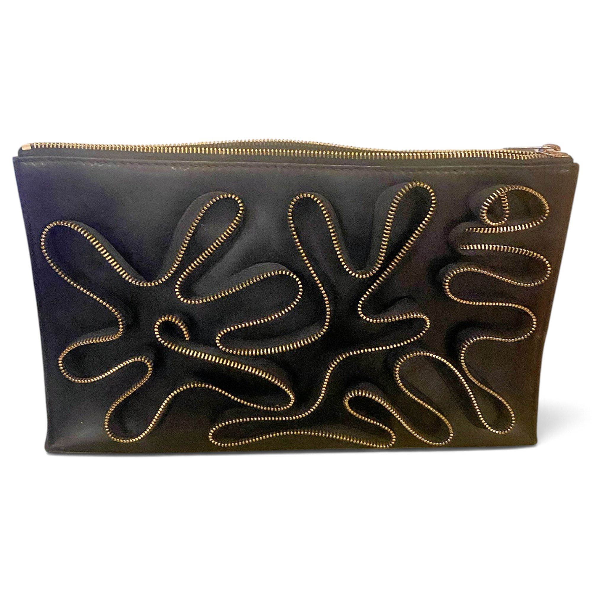 Falabella vegan leather clutch bag