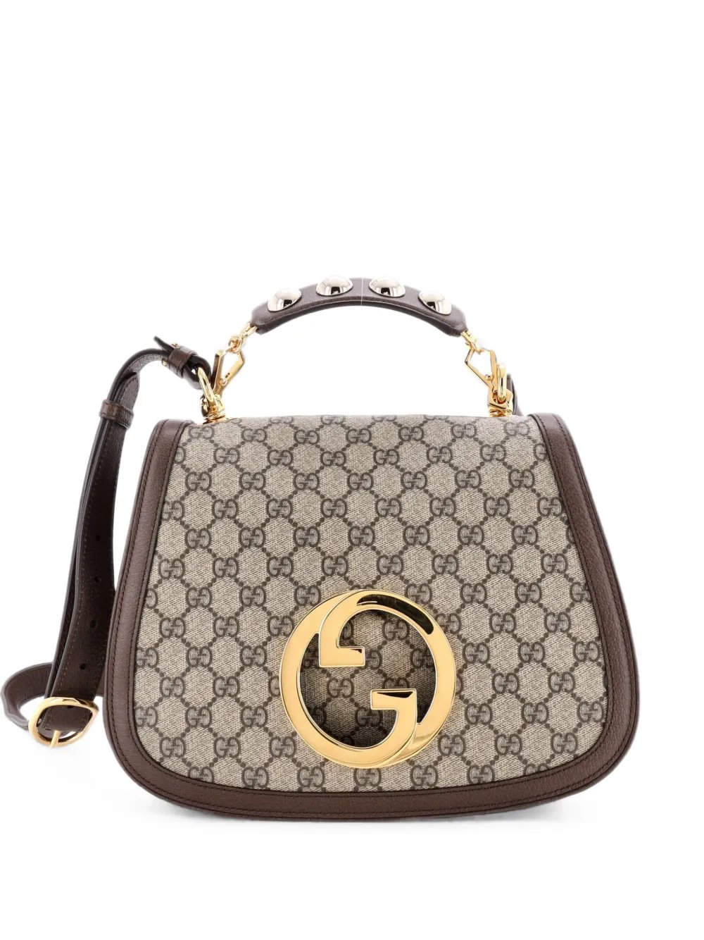 Blondie NM Top Handle Bag GG Coated Canvas Medium satchel