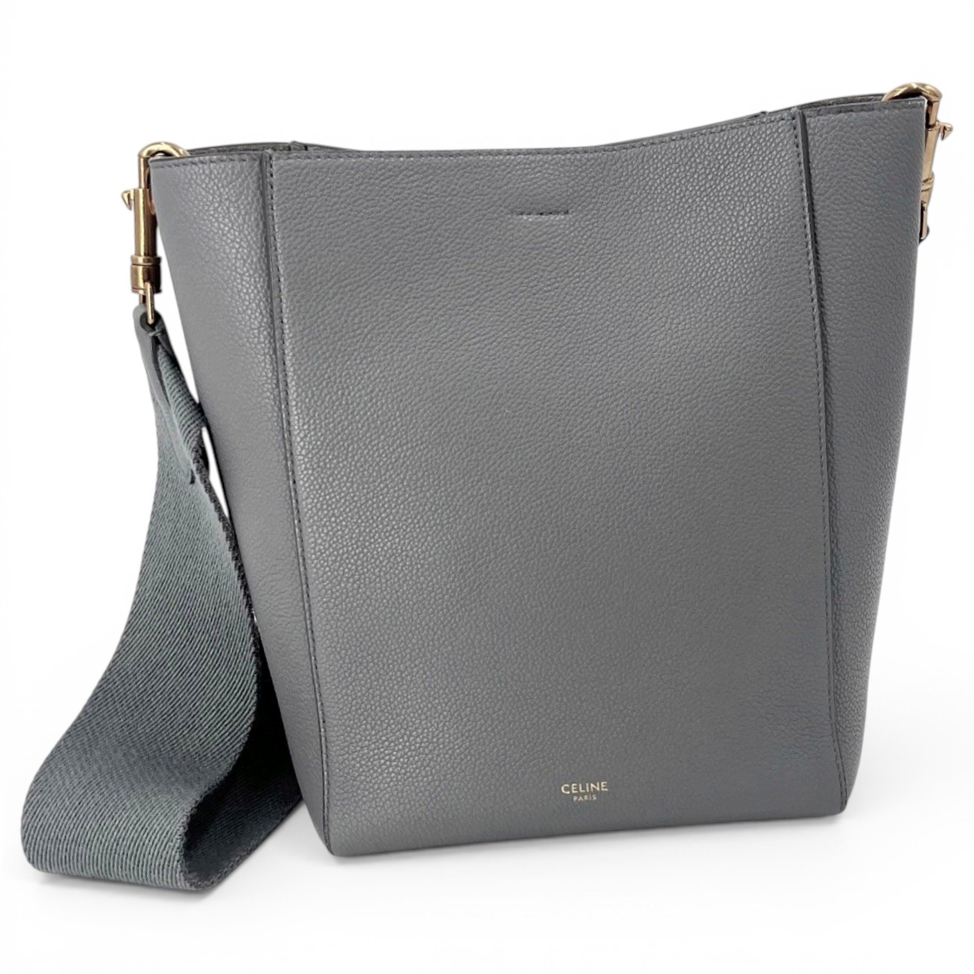 Seau Sangle leather handbag