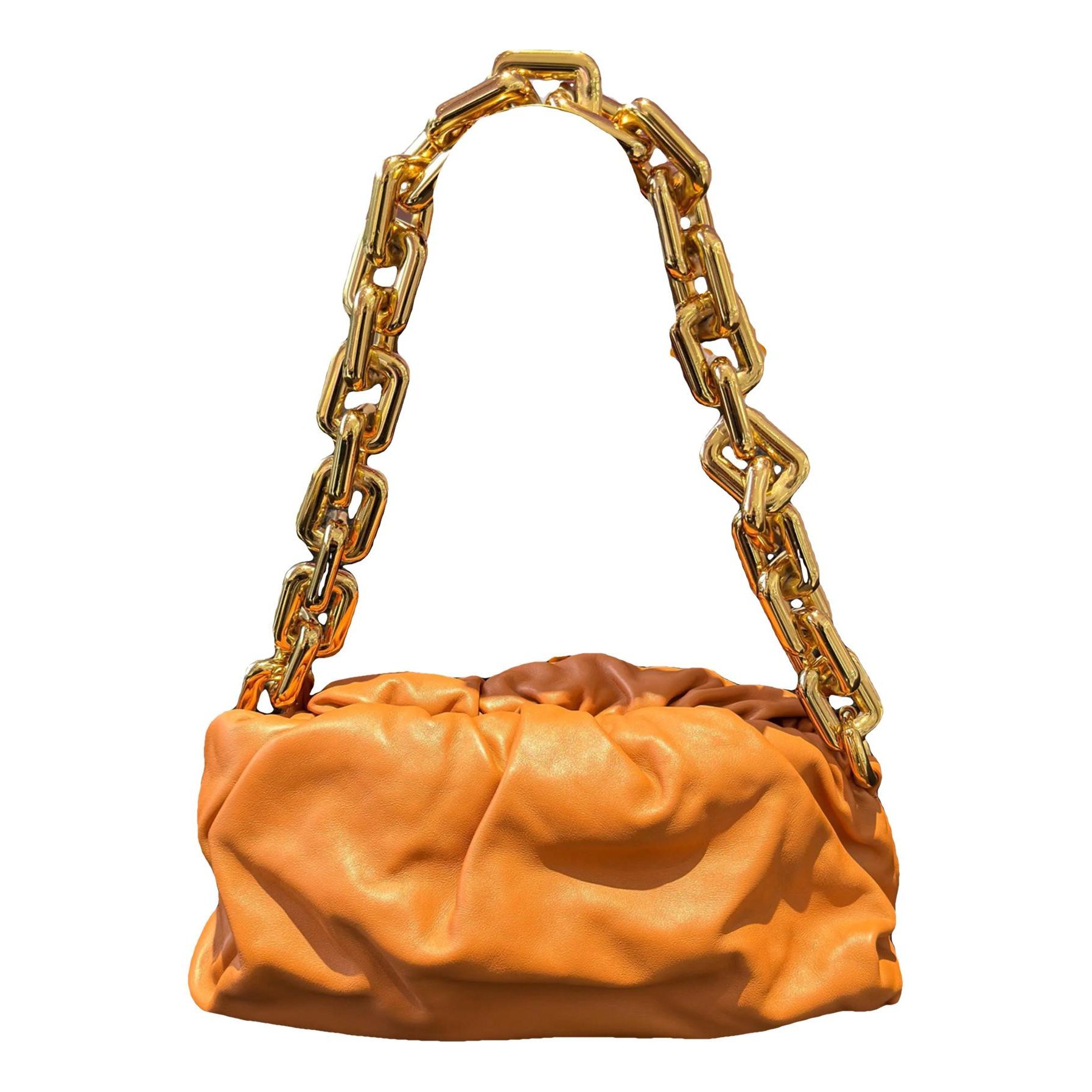 Chain Pouch leather handbag