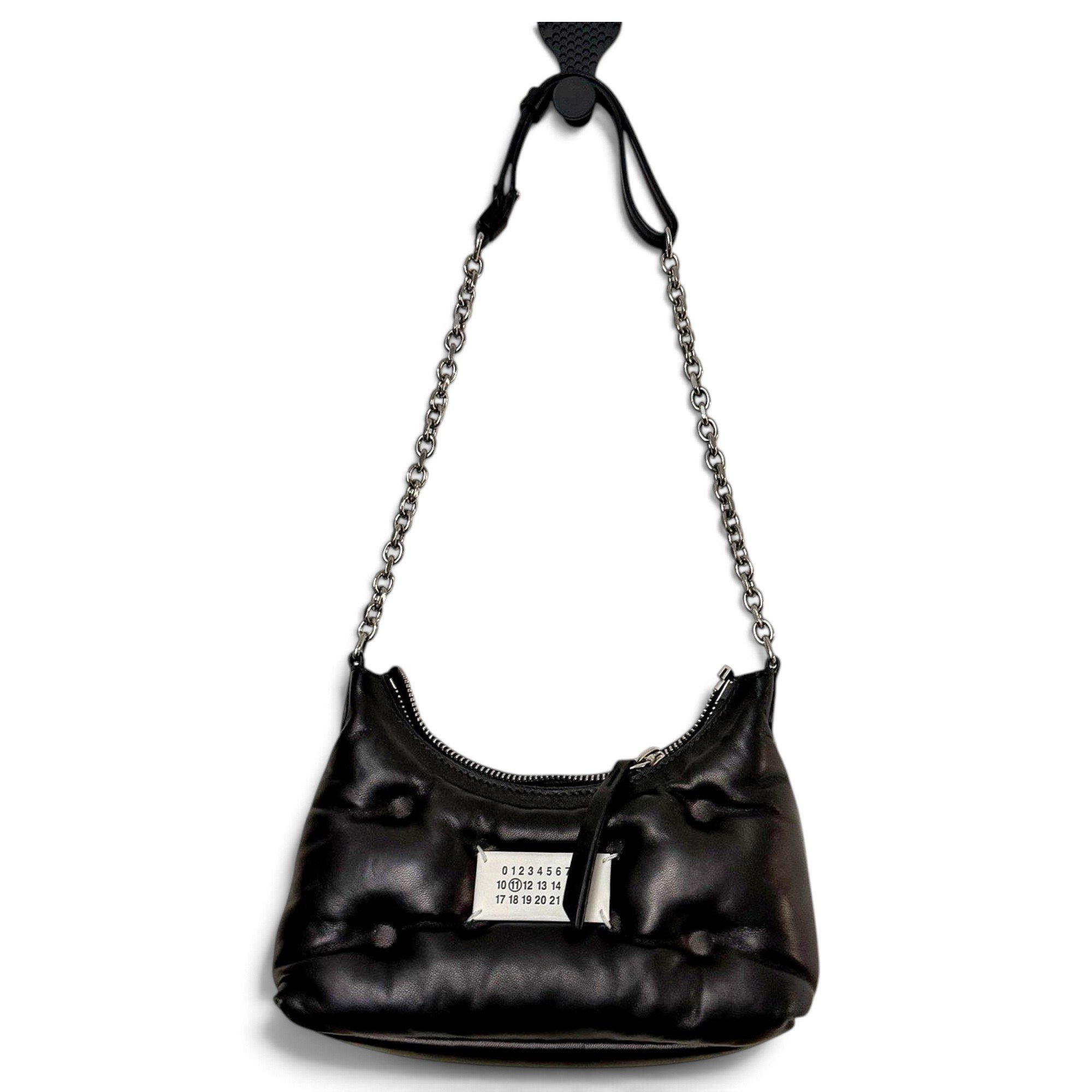 Glam Slam Hobo leather handbag