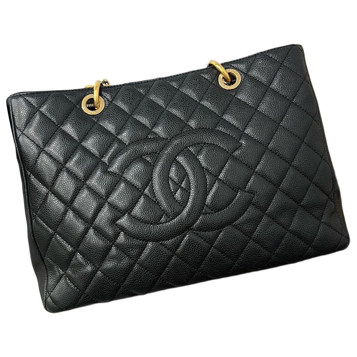 Grand shopping leather tote