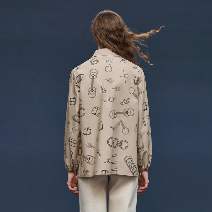 Beige Pierre d'Istrie "Cahier Du Colporteur" Shirt