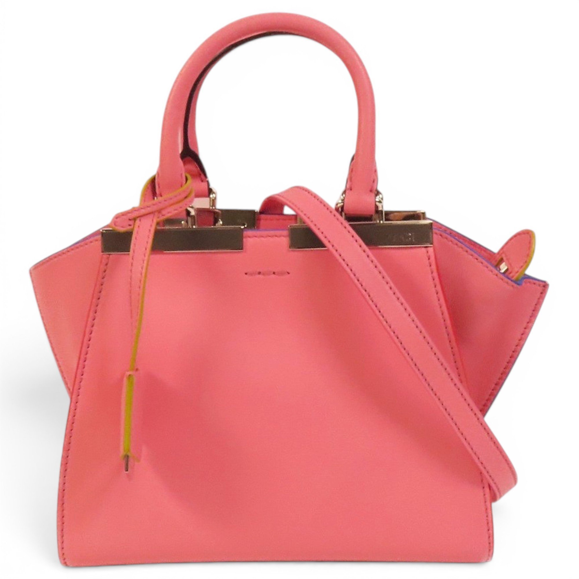 Peekaboo leather handbag