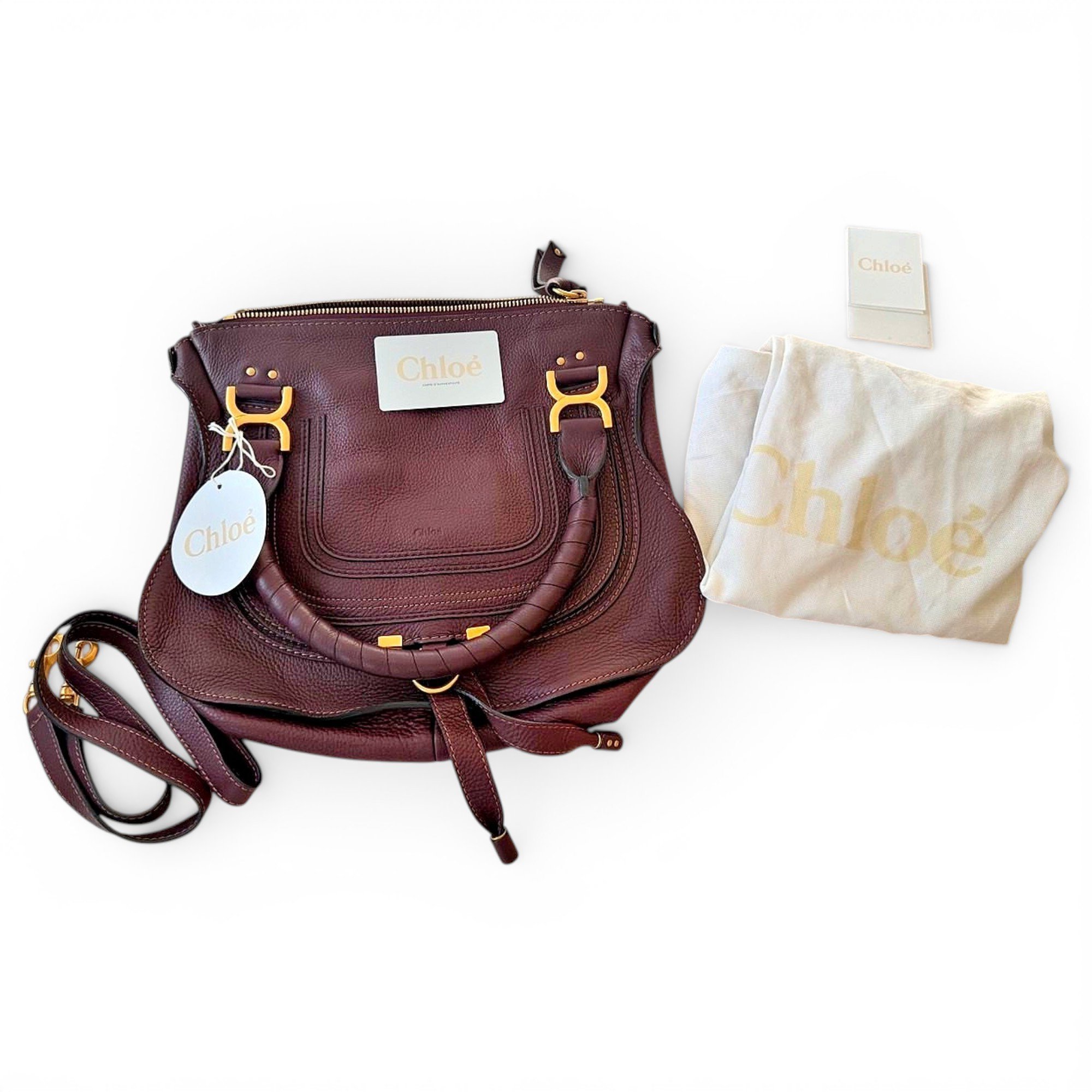 Marcie leather handbag