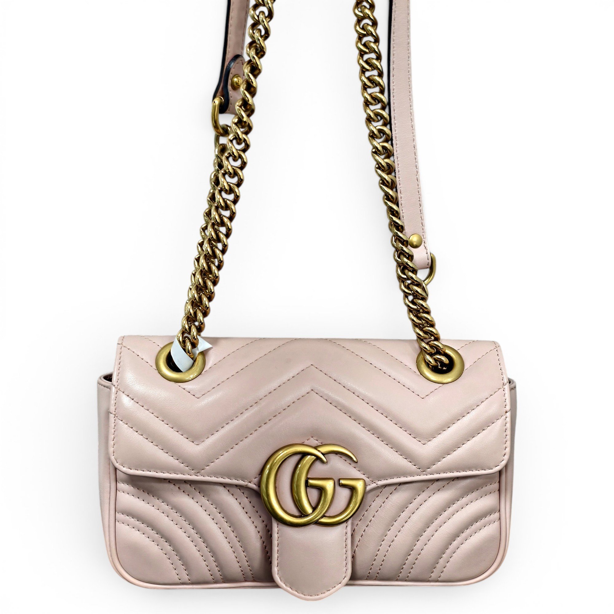 GG Marmont Chain leather crossbody bag