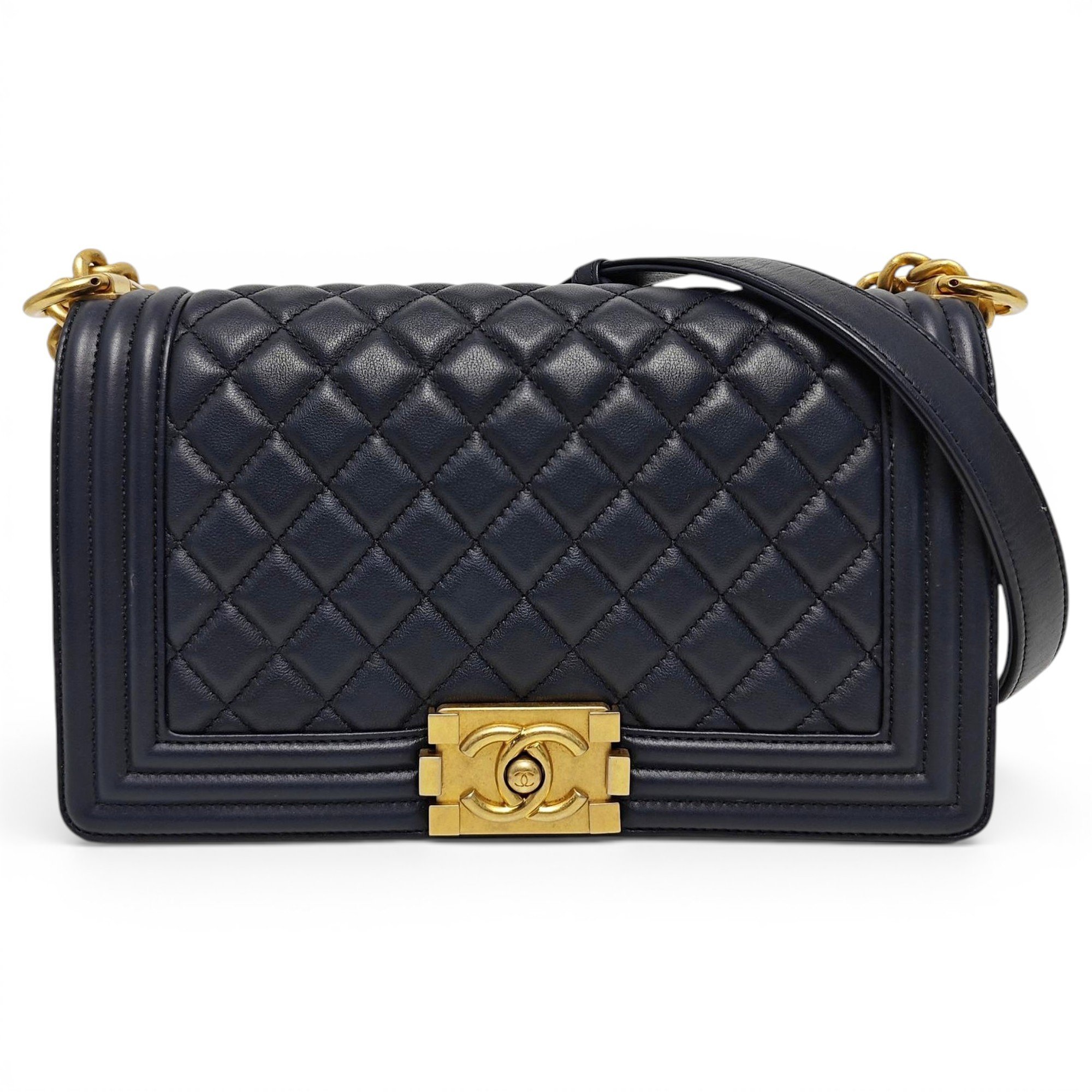 Boy leather crossbody bag