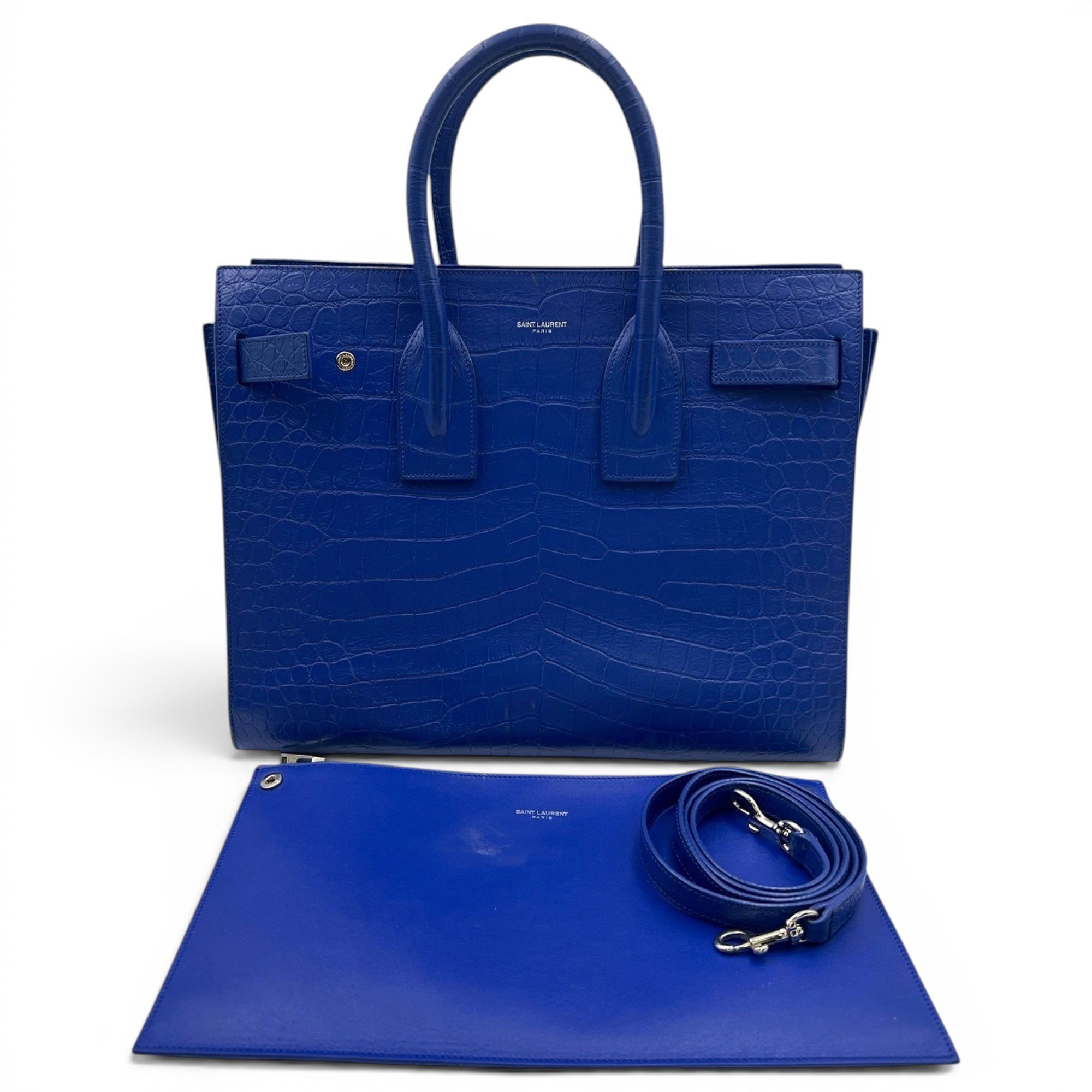 Cabas Rive Gauche leather handbag