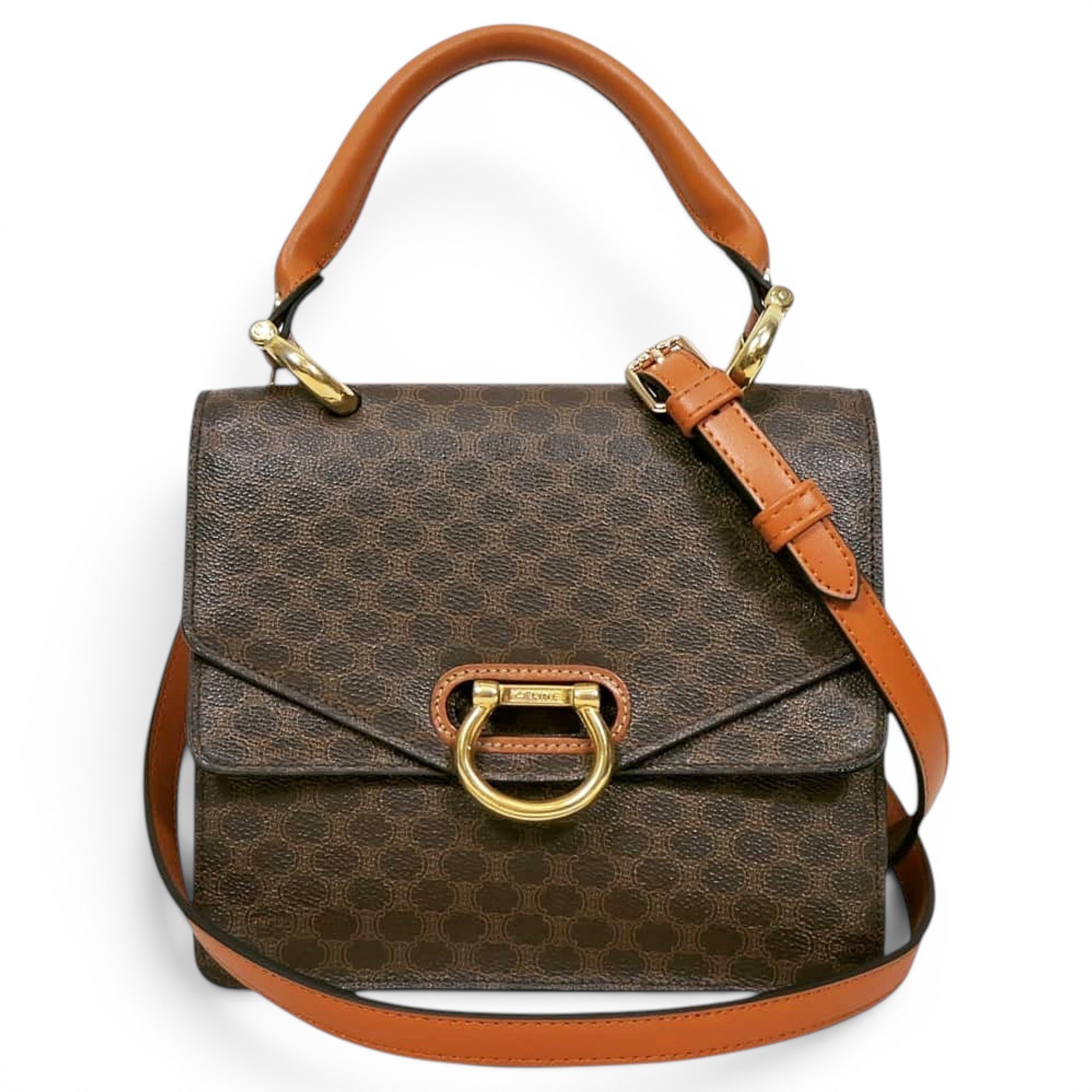 Triomphe cloth handbag