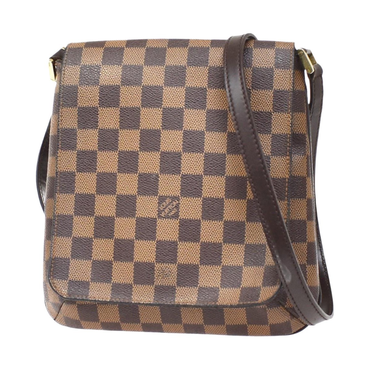Musette cloth handbag
