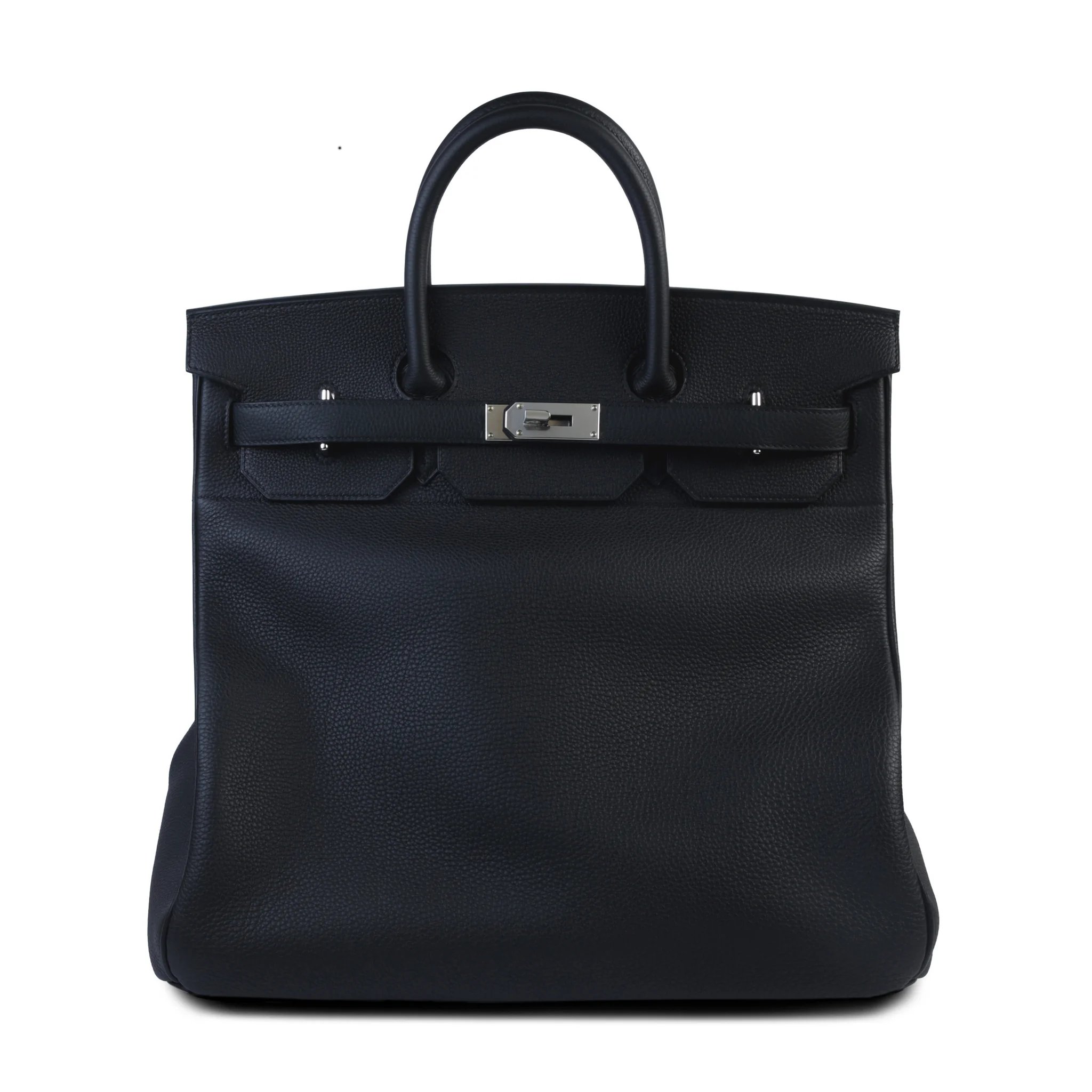 Unused ( Rank NS ) HERMÈS Haut à Courroies HAC 40 Noir (89) Togo Palladium hardware U (2022)