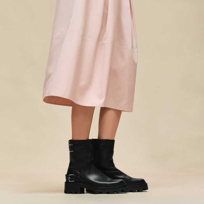 Rose Palomino Robe Mi-longue