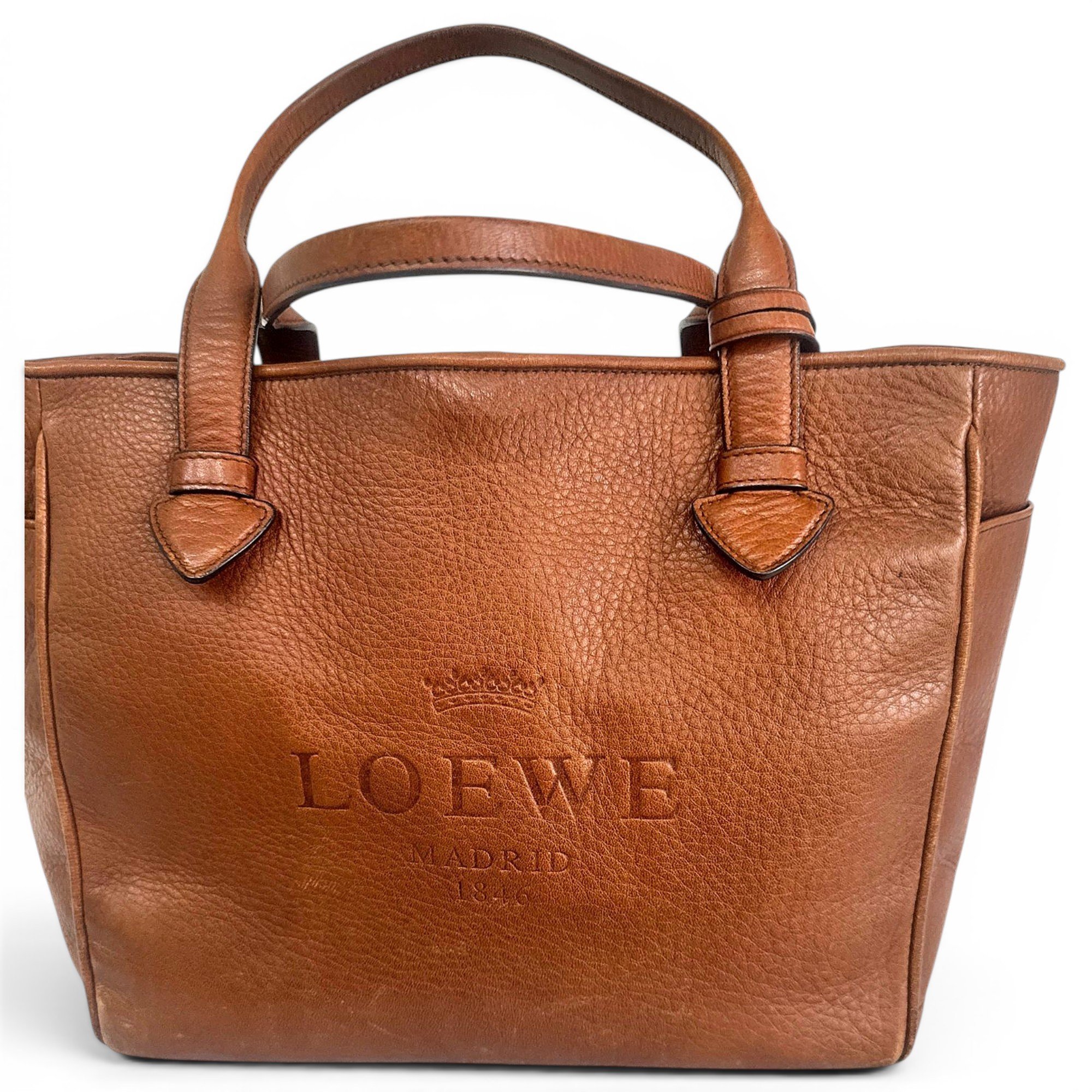 Leather handbag
