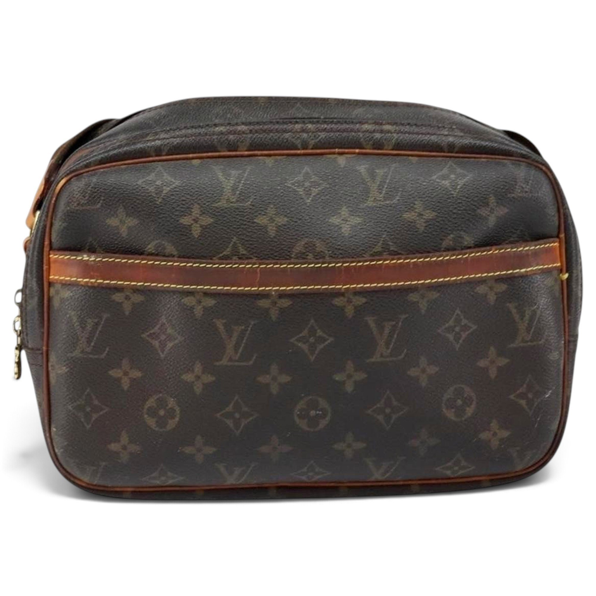 Reporter leather handbag