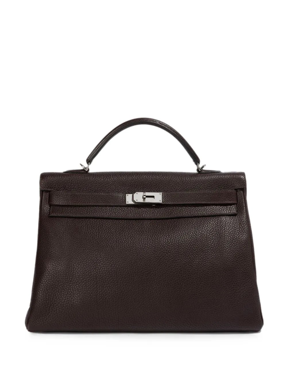 40 Kelly leather tote bag