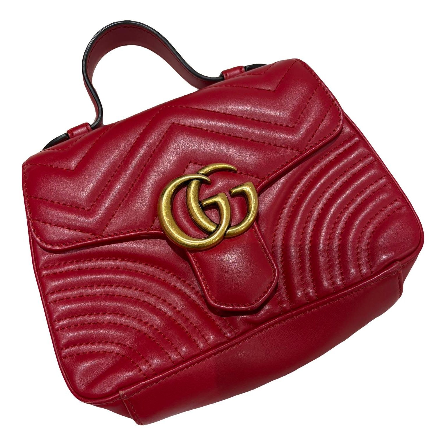 GG Marmont Flap leather handbag