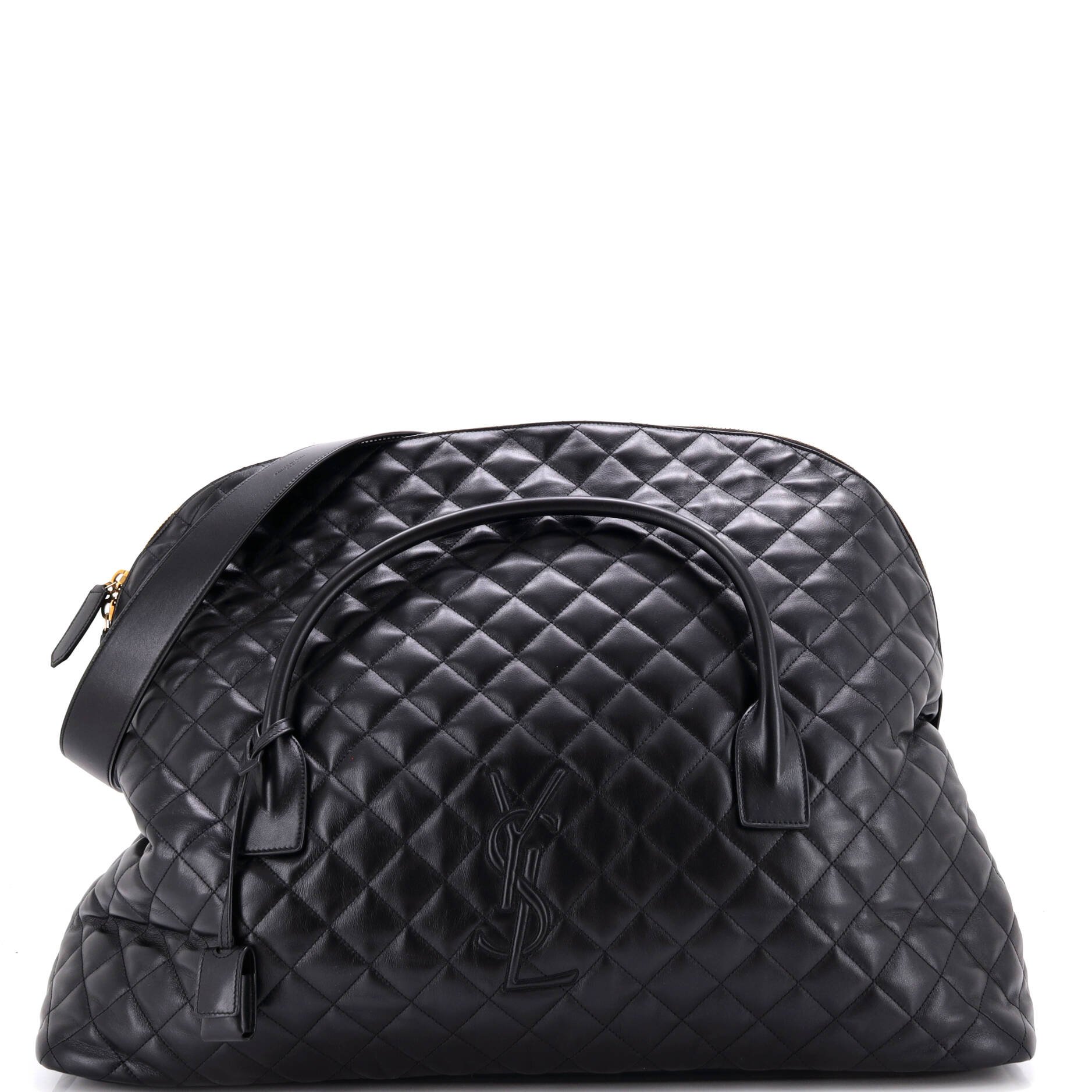 ES Giant Travel Bag Quilted Leather