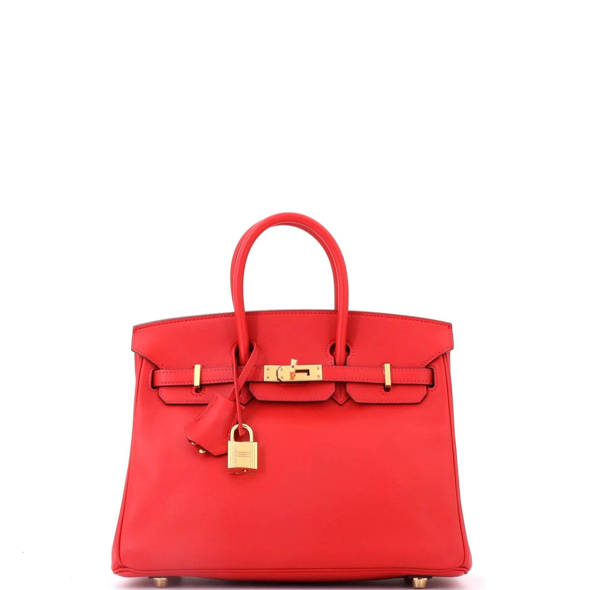 Birkin 25 leather tote