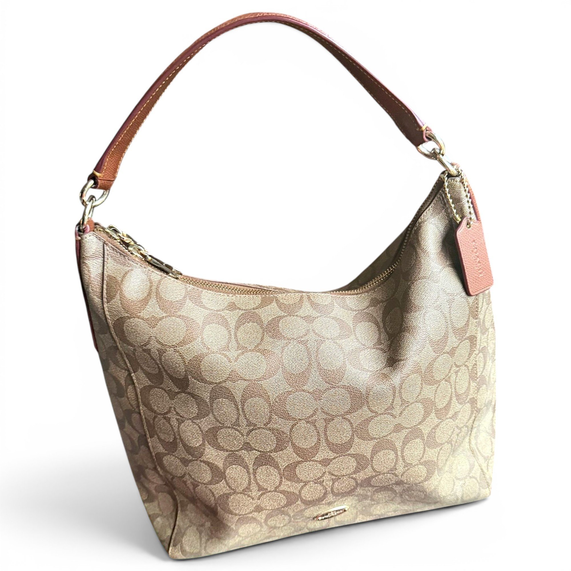 Signature Sufflette leather handbag