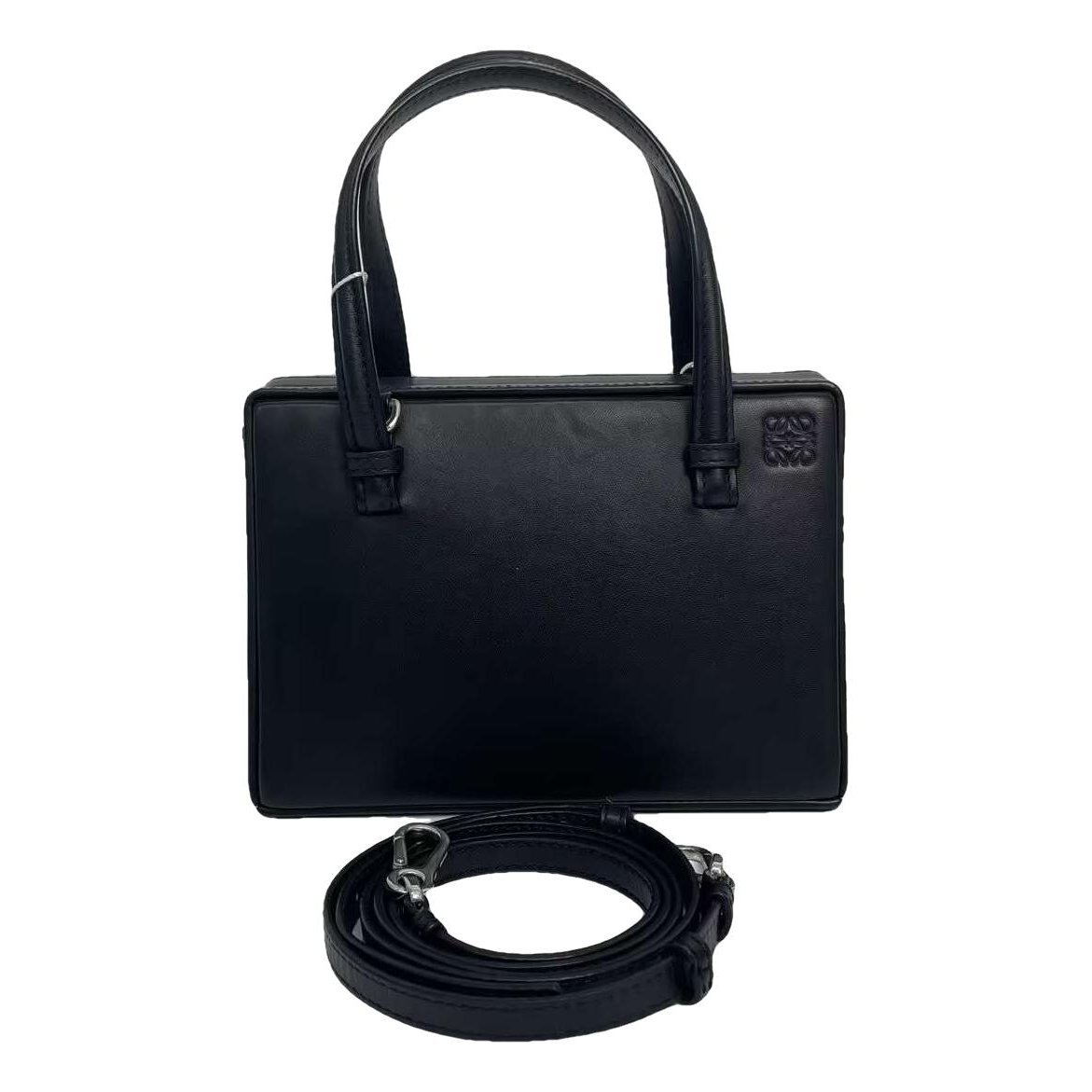 Postal leather handbag