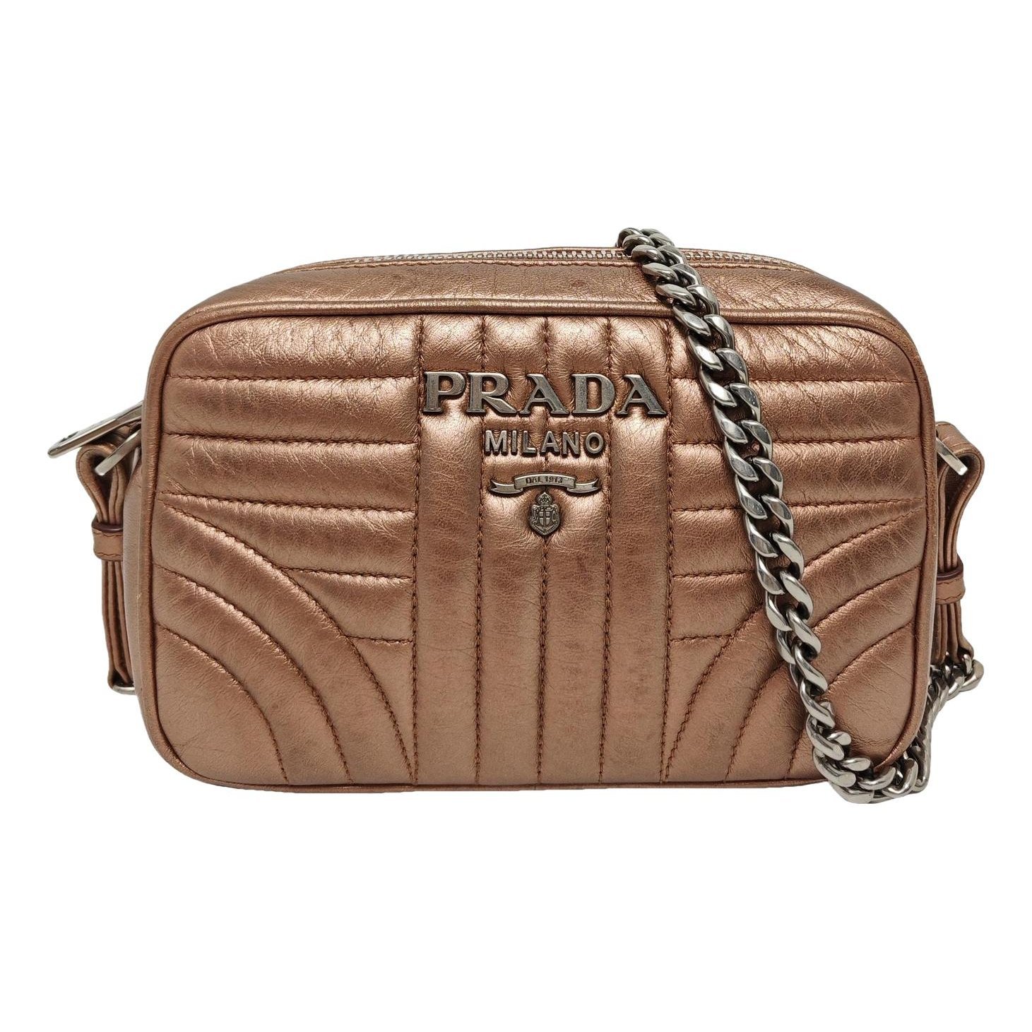 Diagramme leather handbag