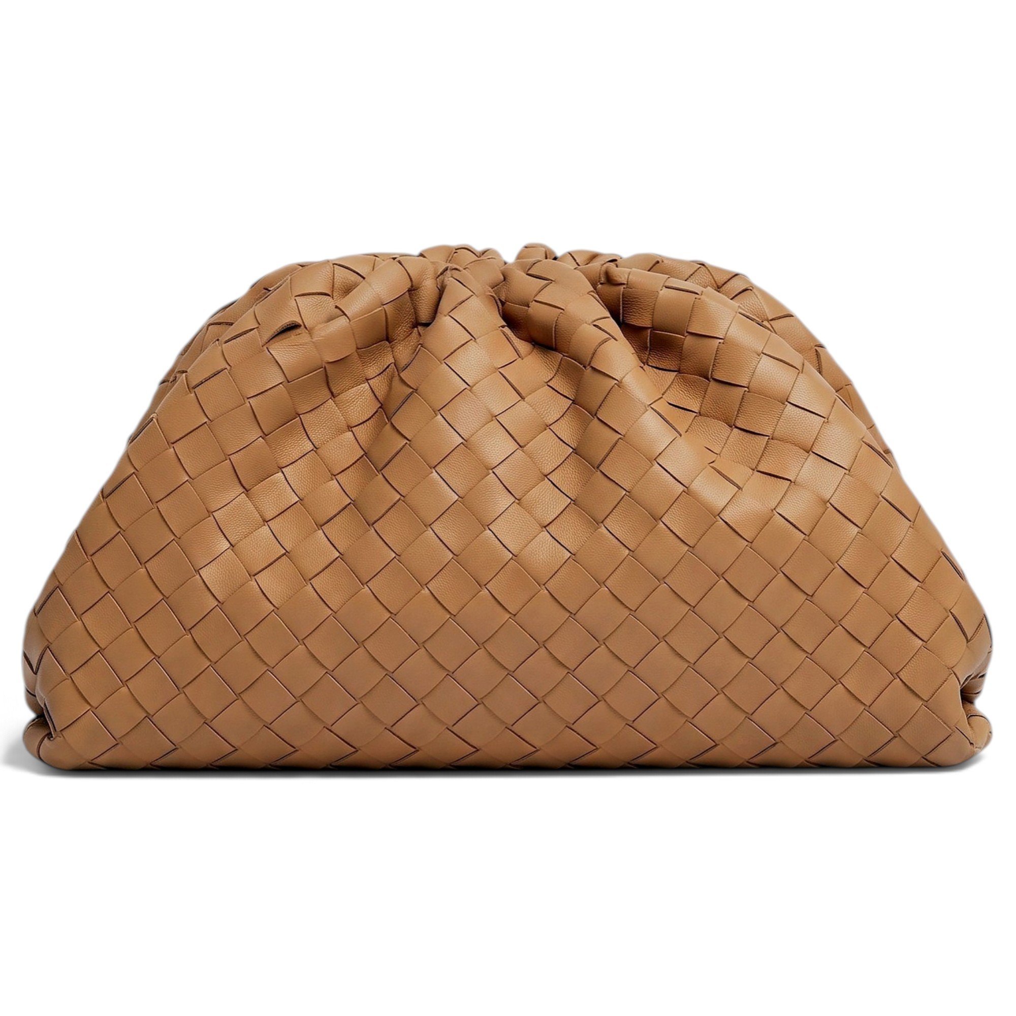 Pouch leather handbag