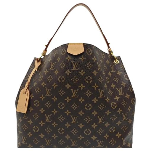Graceful leather handbag