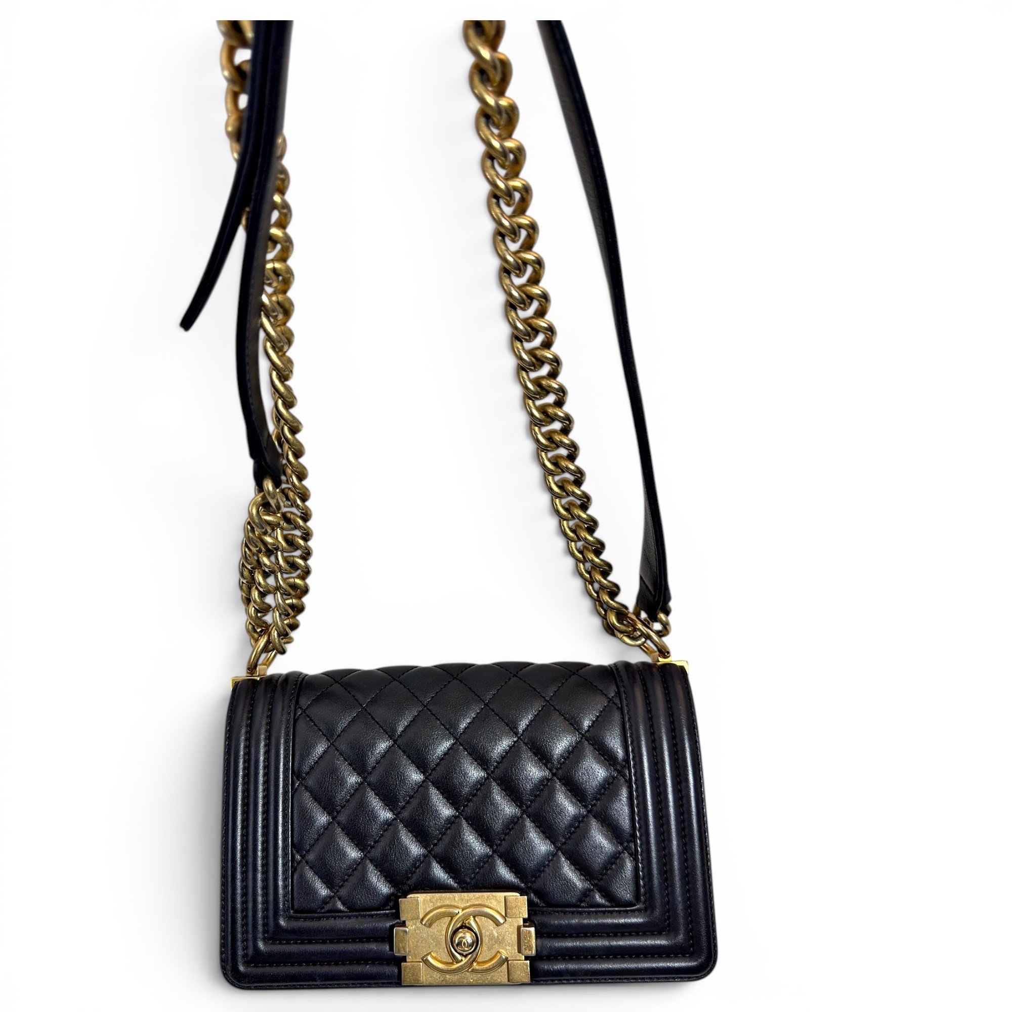 Boy leather handbag