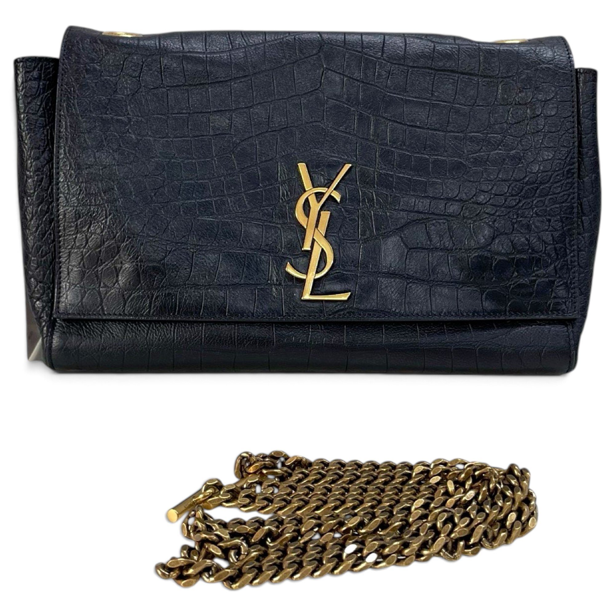 Reversible kate leather handbag