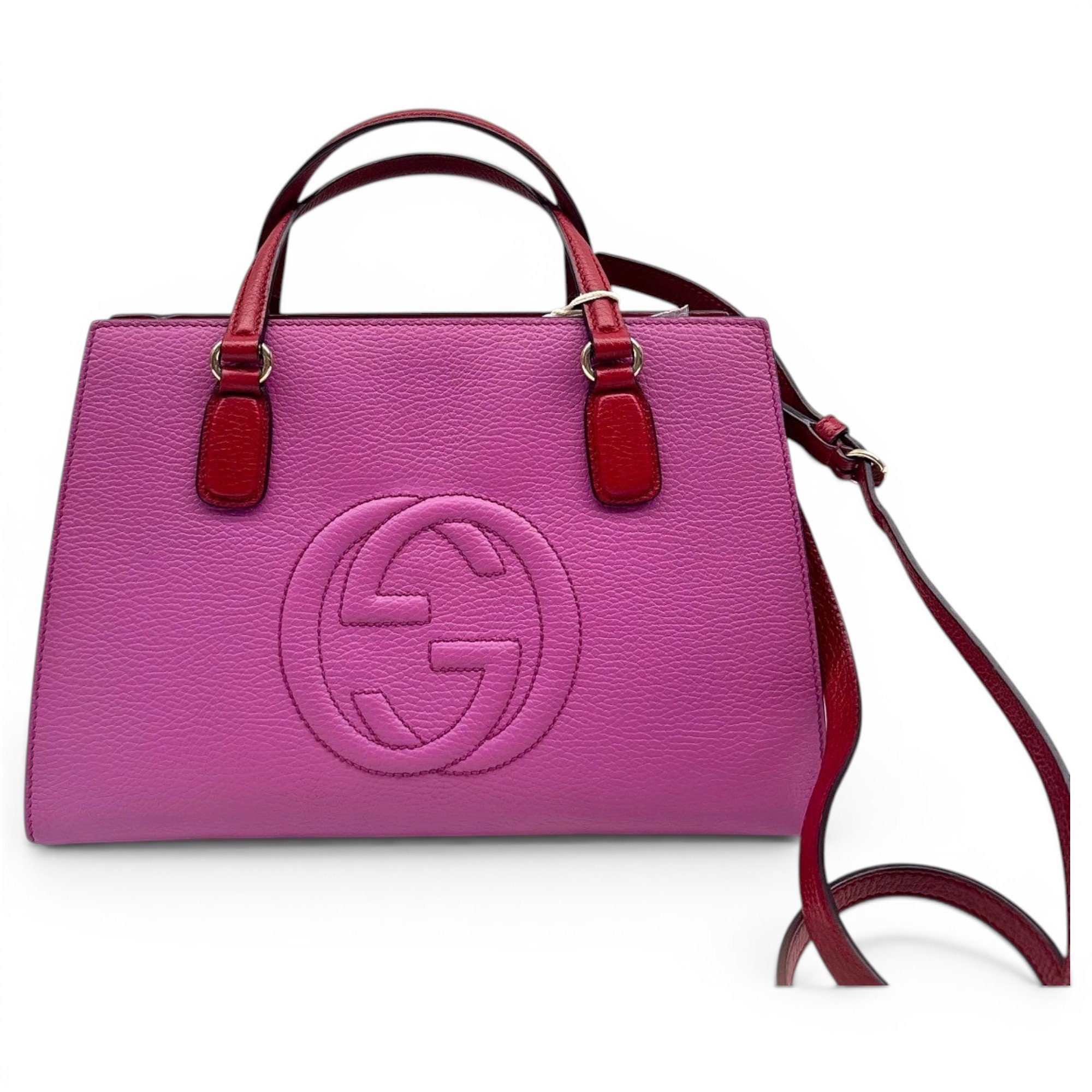 Soho Top Handle leather handbag