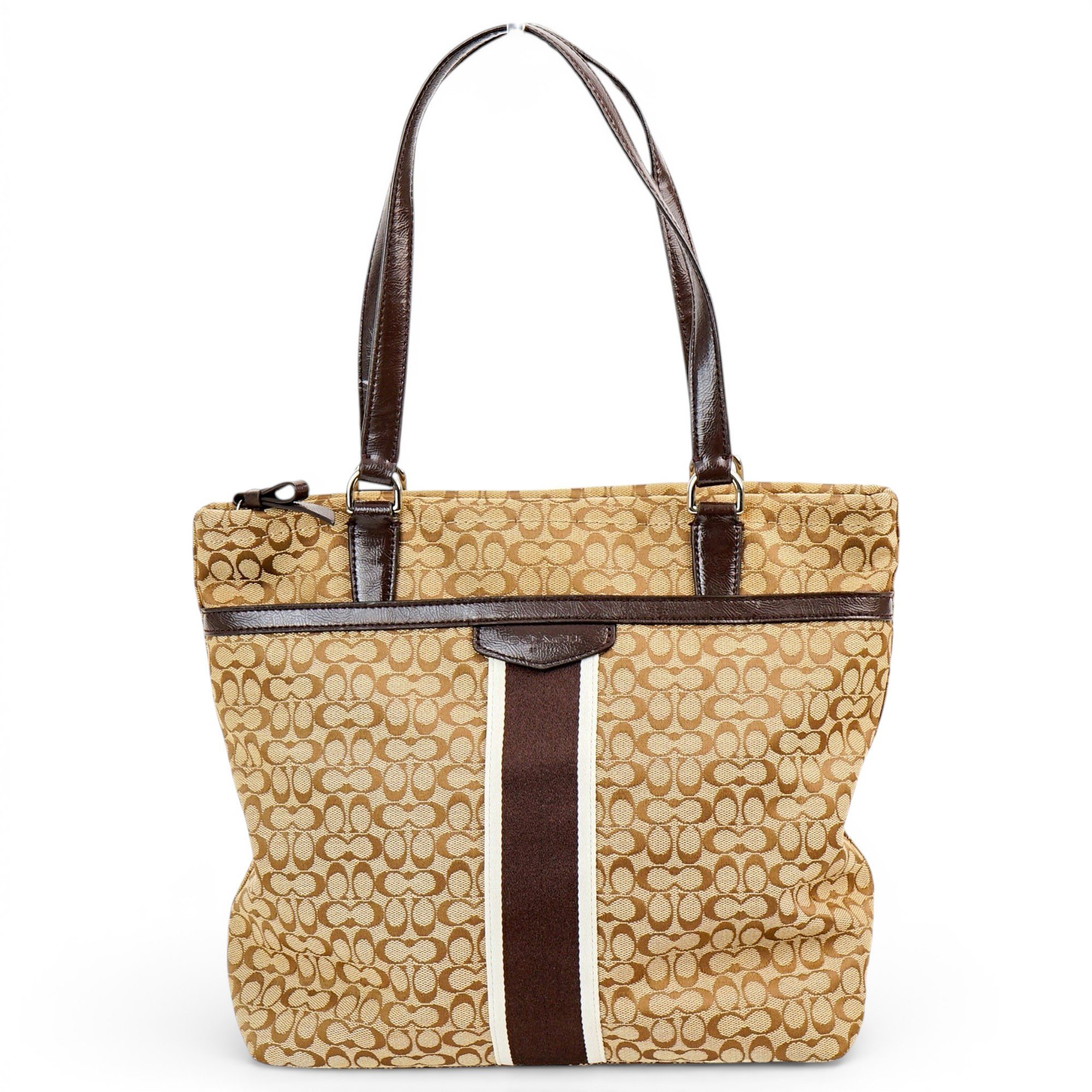 Leather tote
