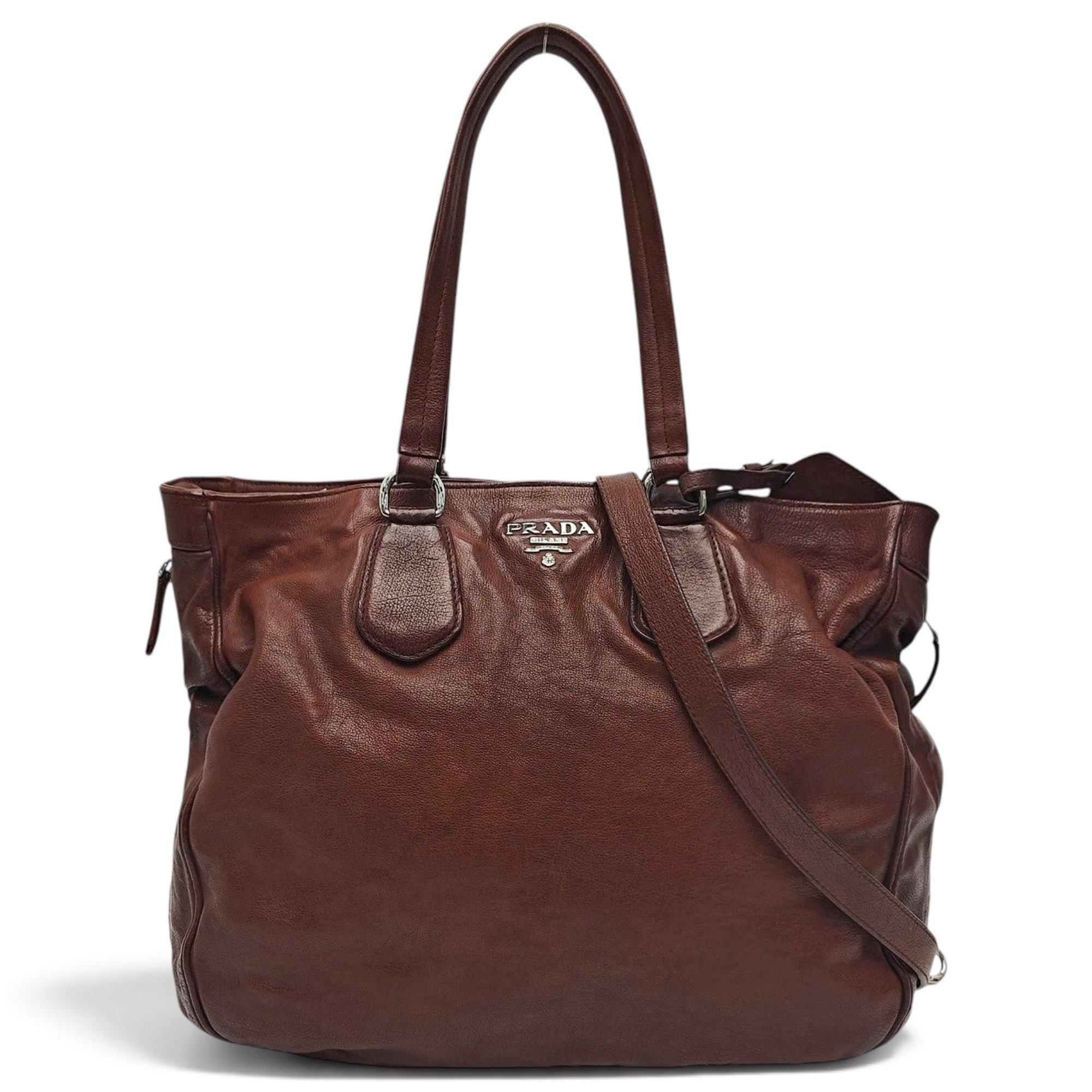 Leather handbag