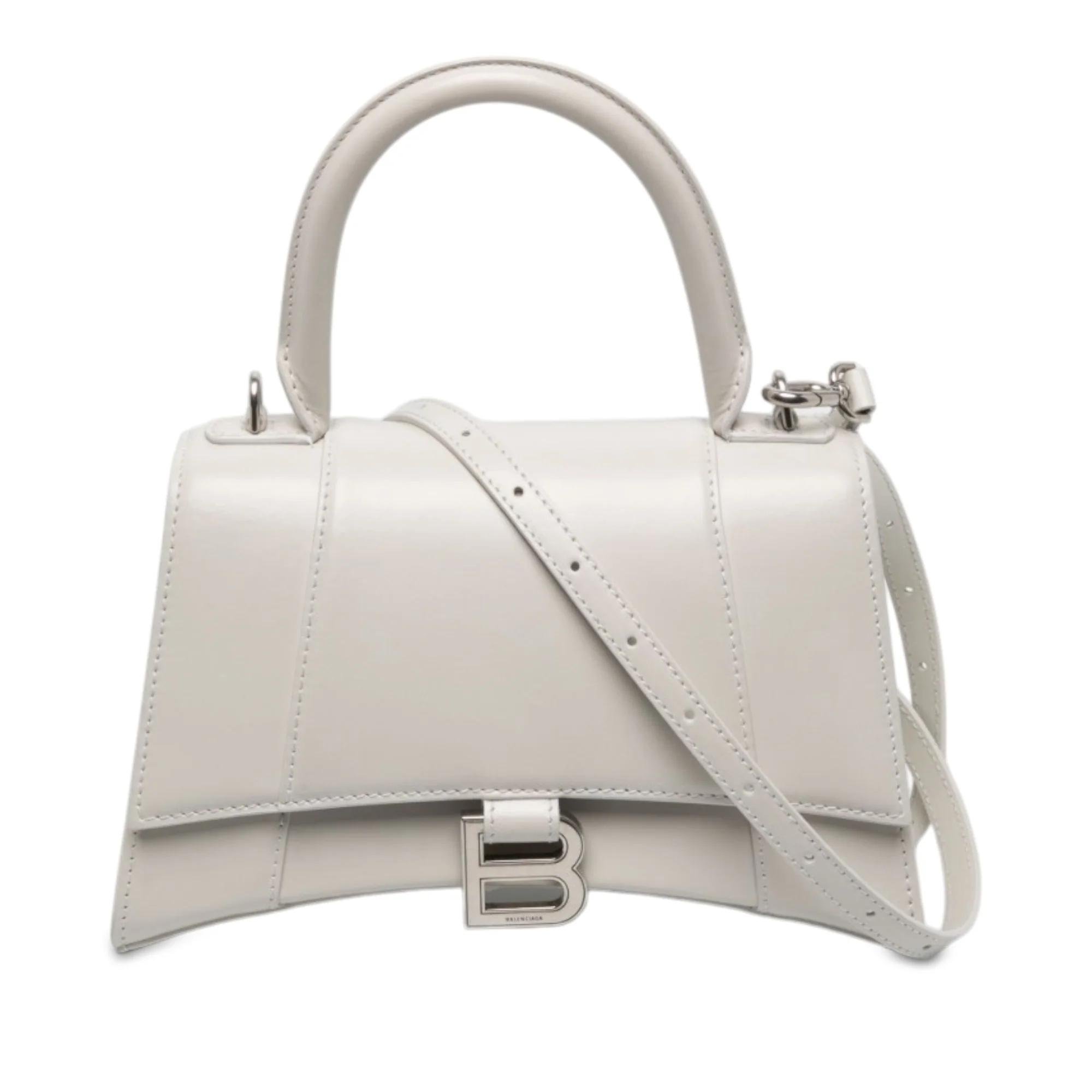 Hourglass pony-style calfskin handbag