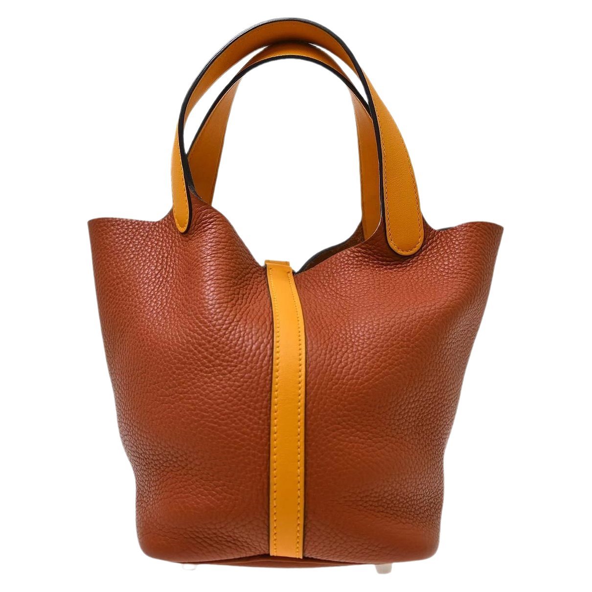 Picotin leather handbag